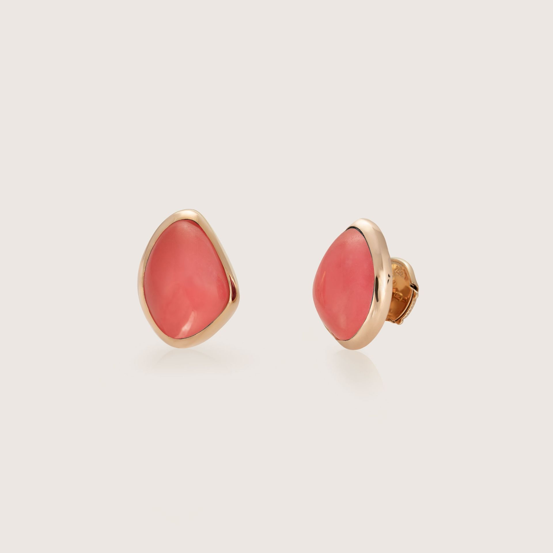 ASTRUA Orecchini Mykonos, Oro Rosa, Giada  MI25LBCGIFUC.XSXS