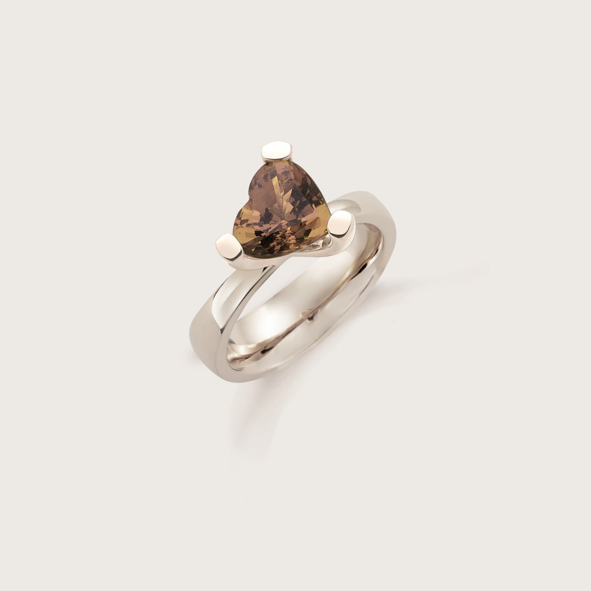 ASTRUA Anello Luce, Oro Bianco, Tormalina  S19CUTRCOG.3
