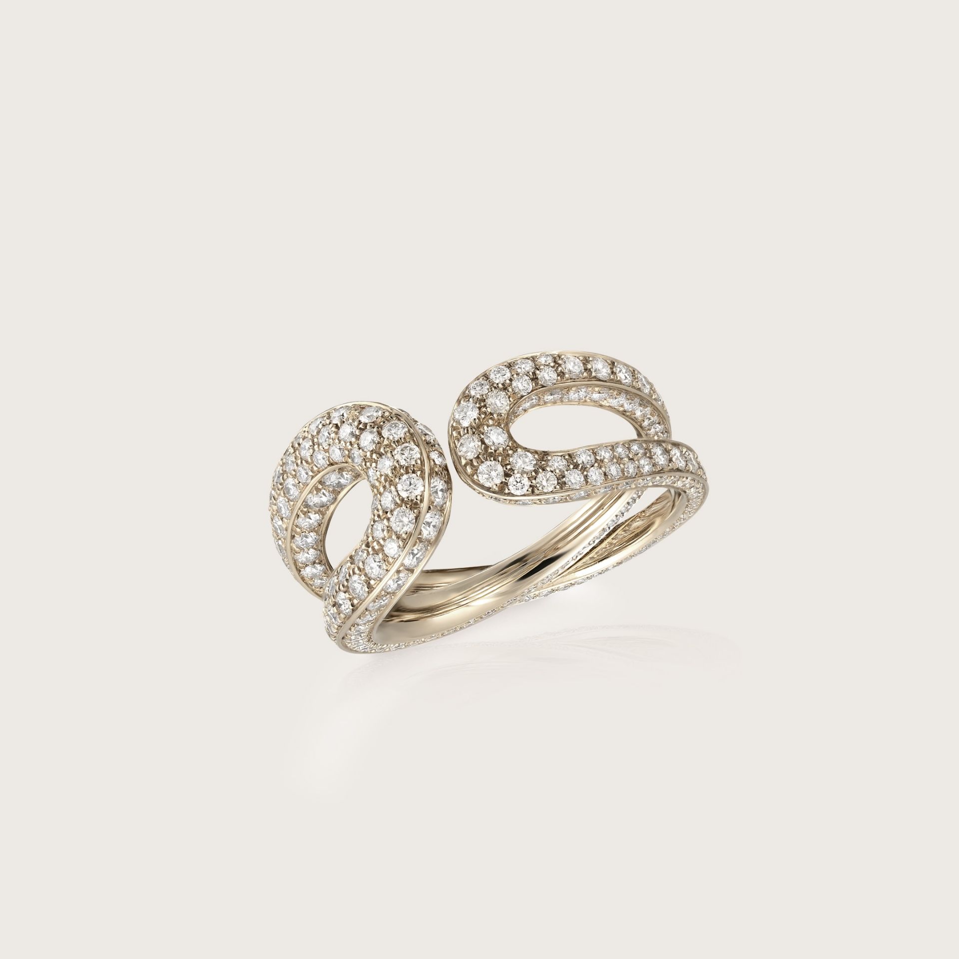 ASTRUA Anello Senza Fine, Oro Bianco, Diamanti SF19DLPD.XS