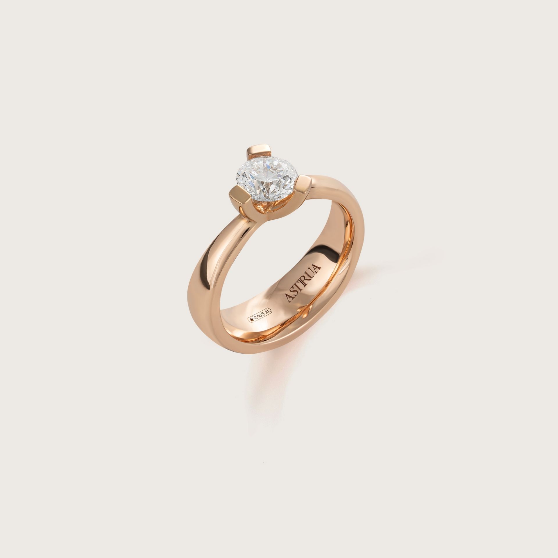 ASTRUA Anello Luce, Oro Rosa, Diamante  L15DB.3