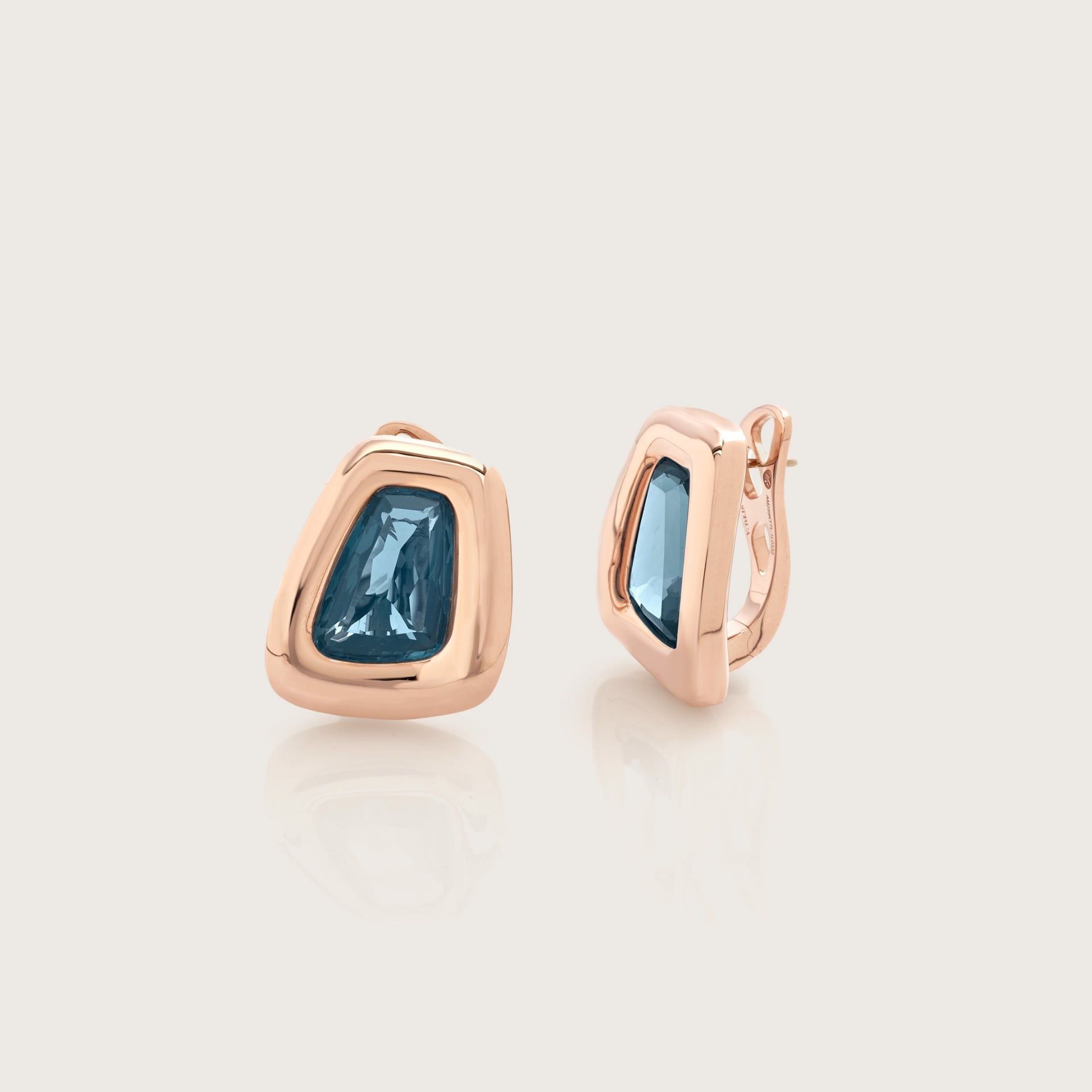ASTRUA Orecchini Americana, Oro Rosa, Topazio  AM259KTTL-1