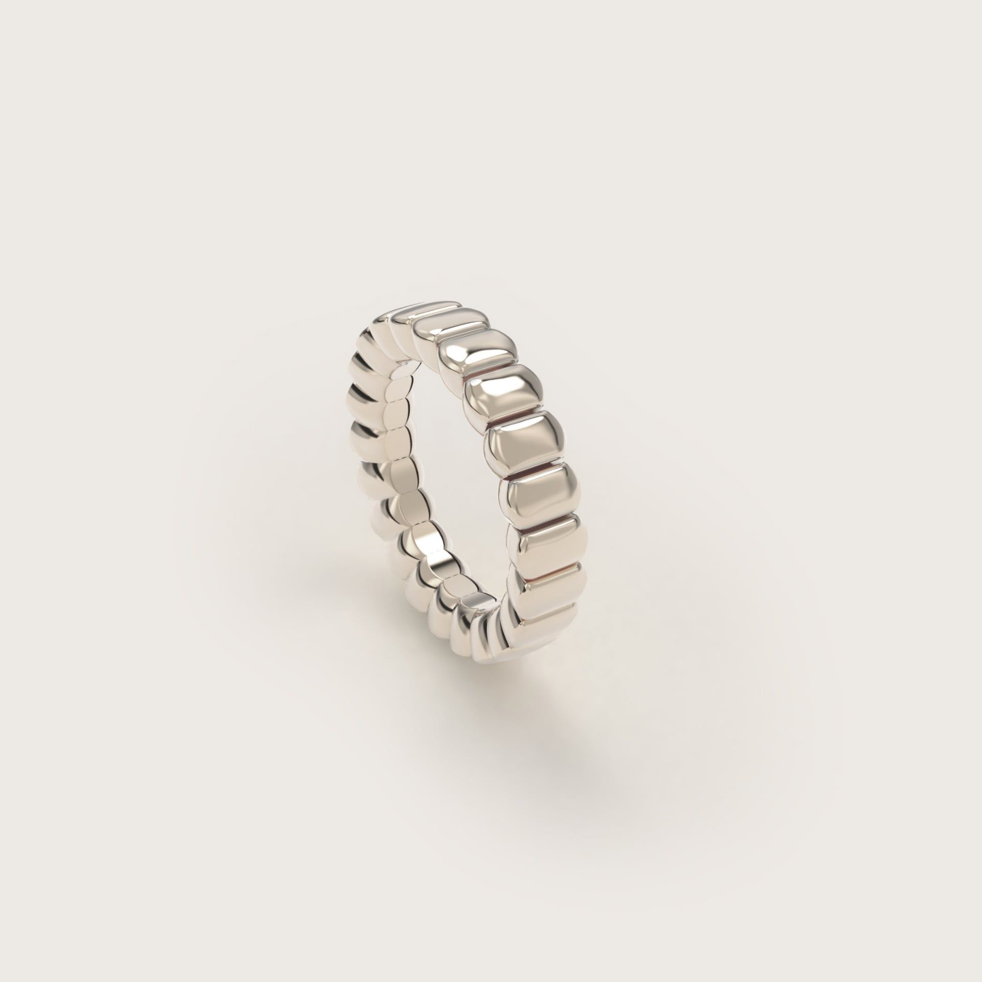 ASTRUA Anello Miss Petali, Oro Bianco  MPE19.5-3