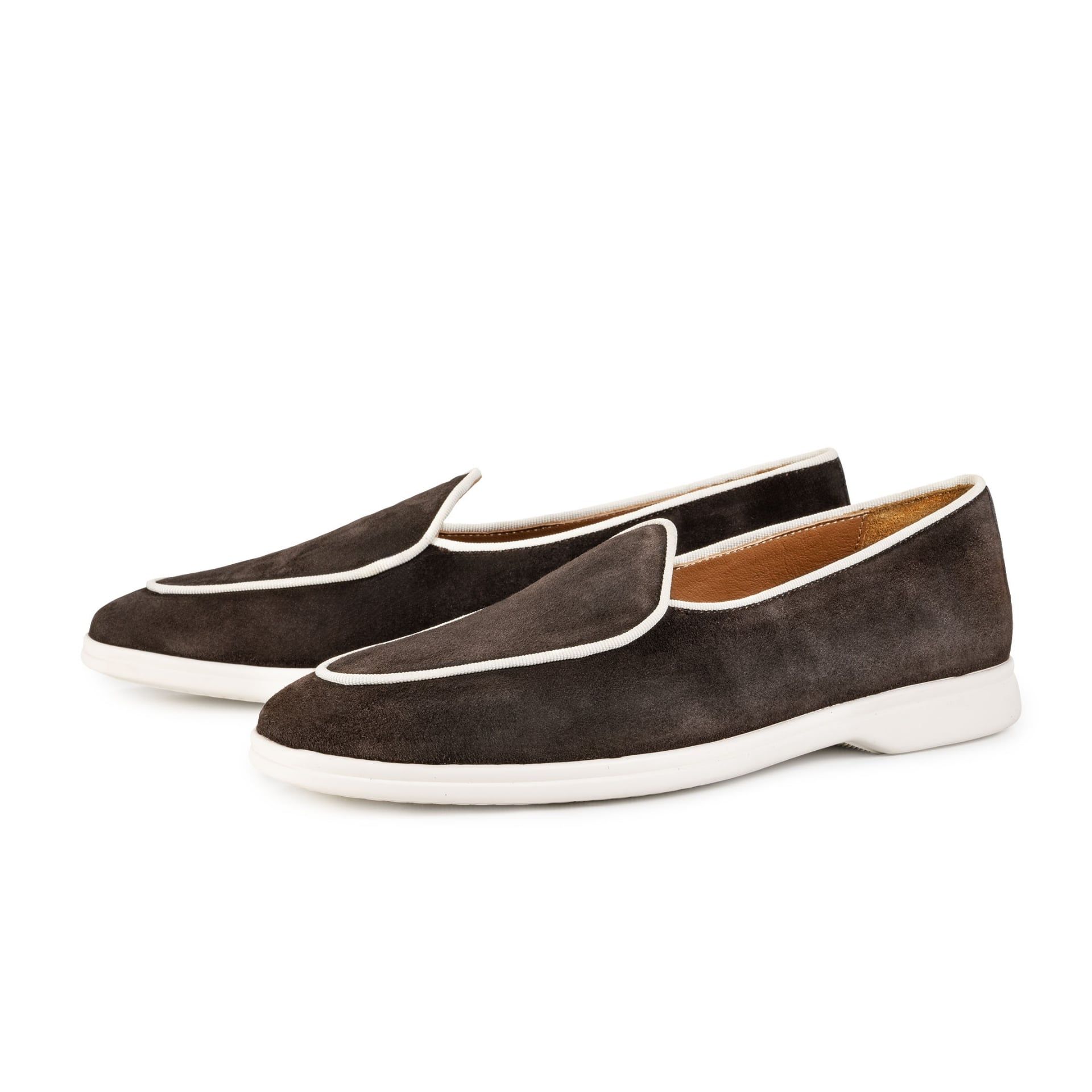 EDHÈN MILANO Kensington - Mocassino Camoscio Marrone  KENSRUCAMTDM