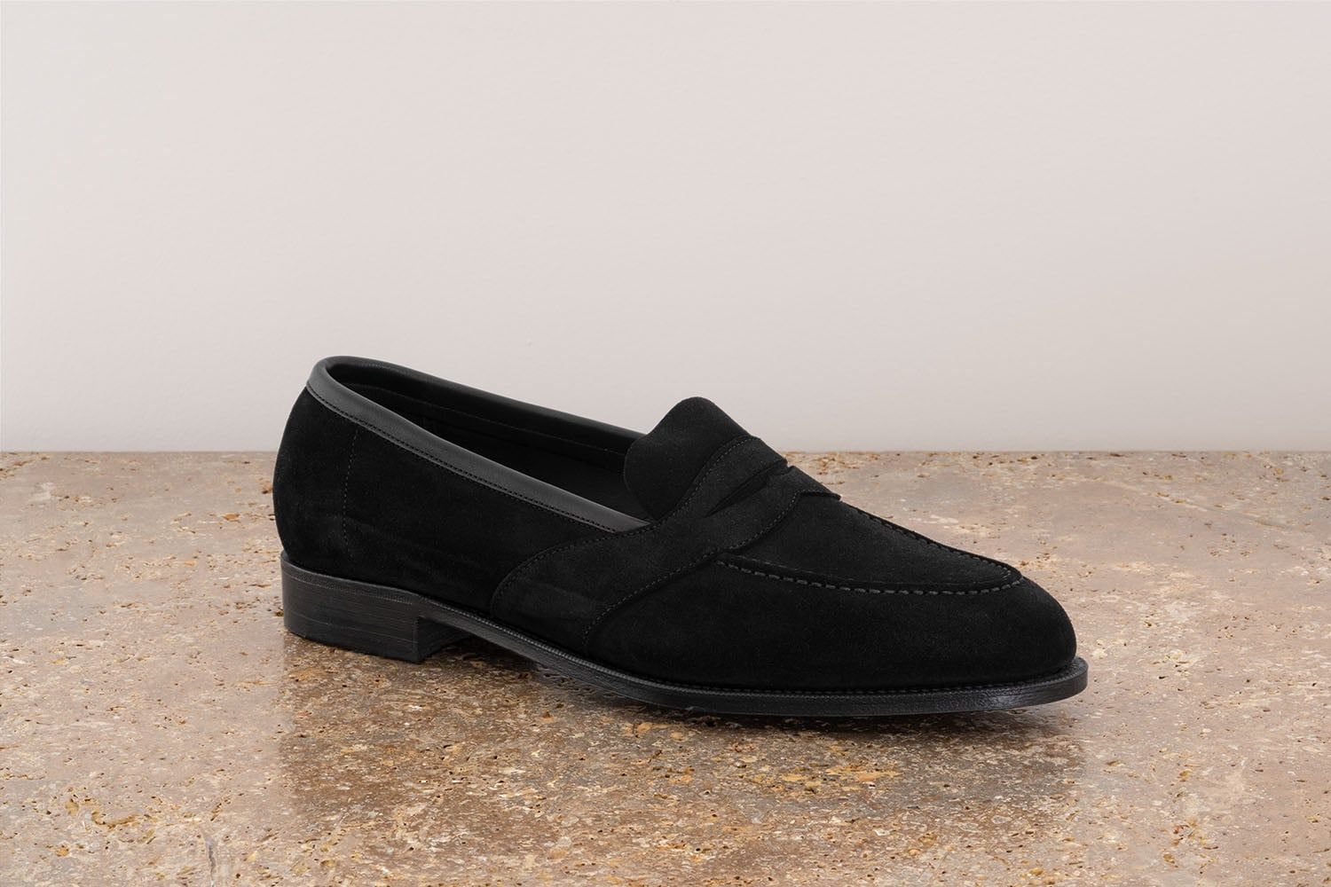 EDWARD GREEN Montpellier Unlined - Mocassino Classico - Black  MONTPELLIER UNLINED
