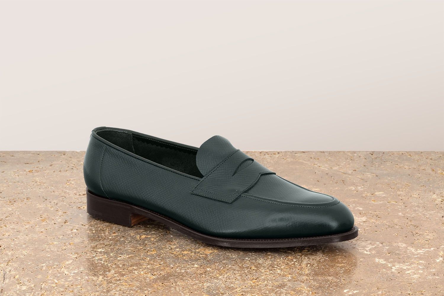 EDWARD GREEN Piccadilly Unlined - Mocassino Classico - Racing Green Utah  PICCADILLY UNLINED