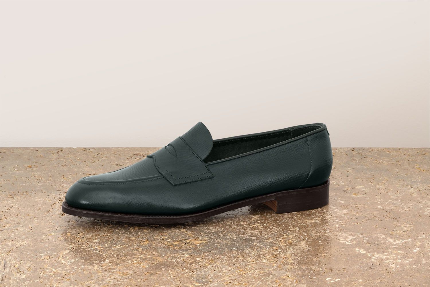 EDWARD GREEN Piccadilly Unlined - Mocassino Classico - Racing Green Utah  PICCADILLY UNLINED