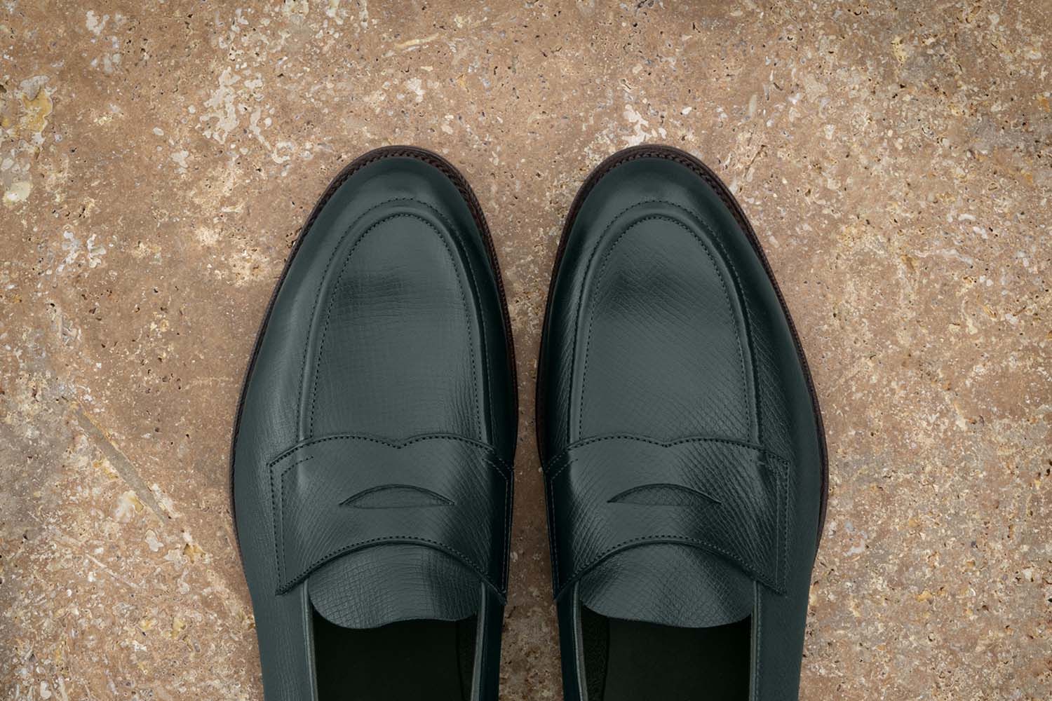 EDWARD GREEN Piccadilly Unlined - Mocassino Classico - Racing Green Utah  PICCADILLY UNLINED