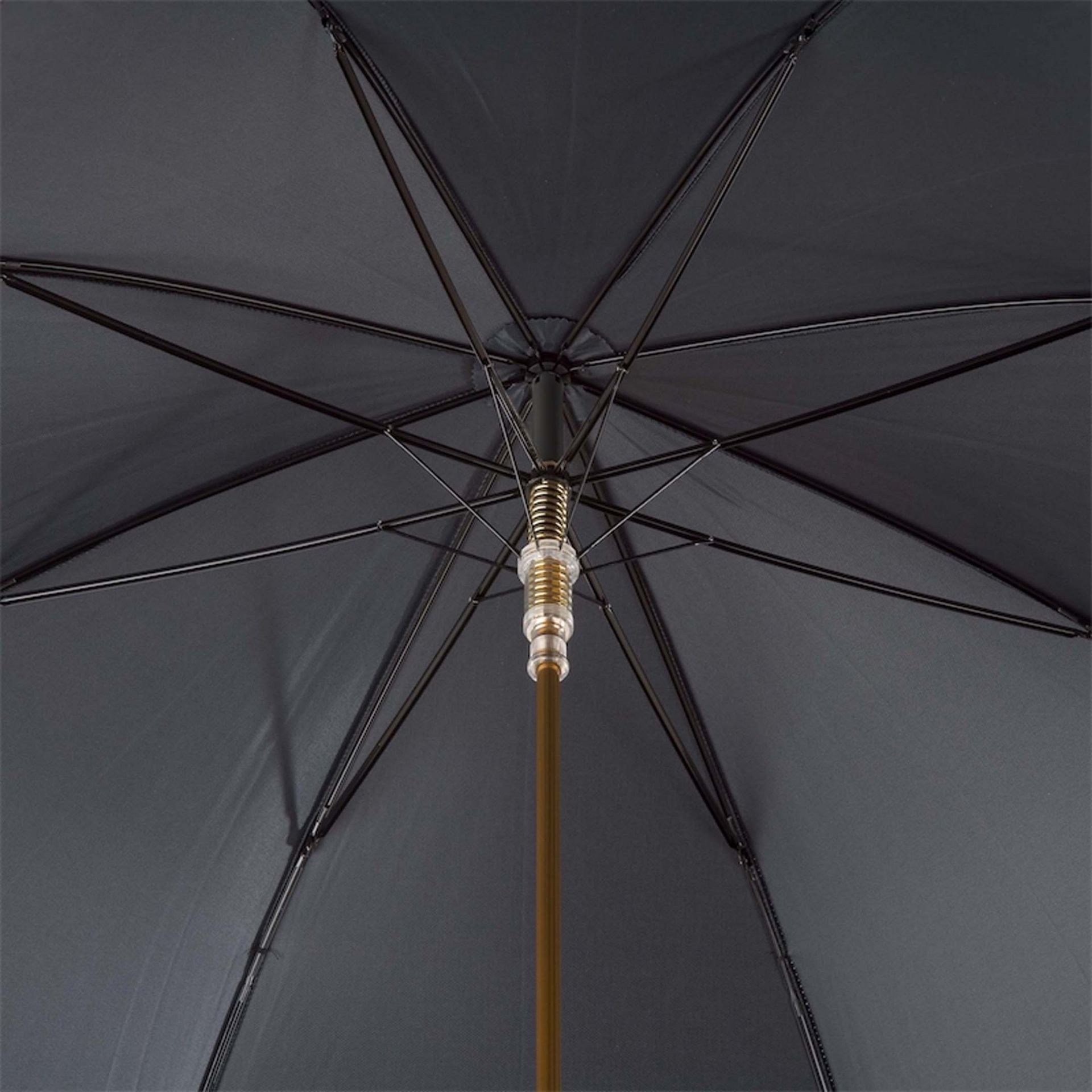 Pasotti Ombrello Da Uomo Lux Spigato Nero  479*6768-1**W33