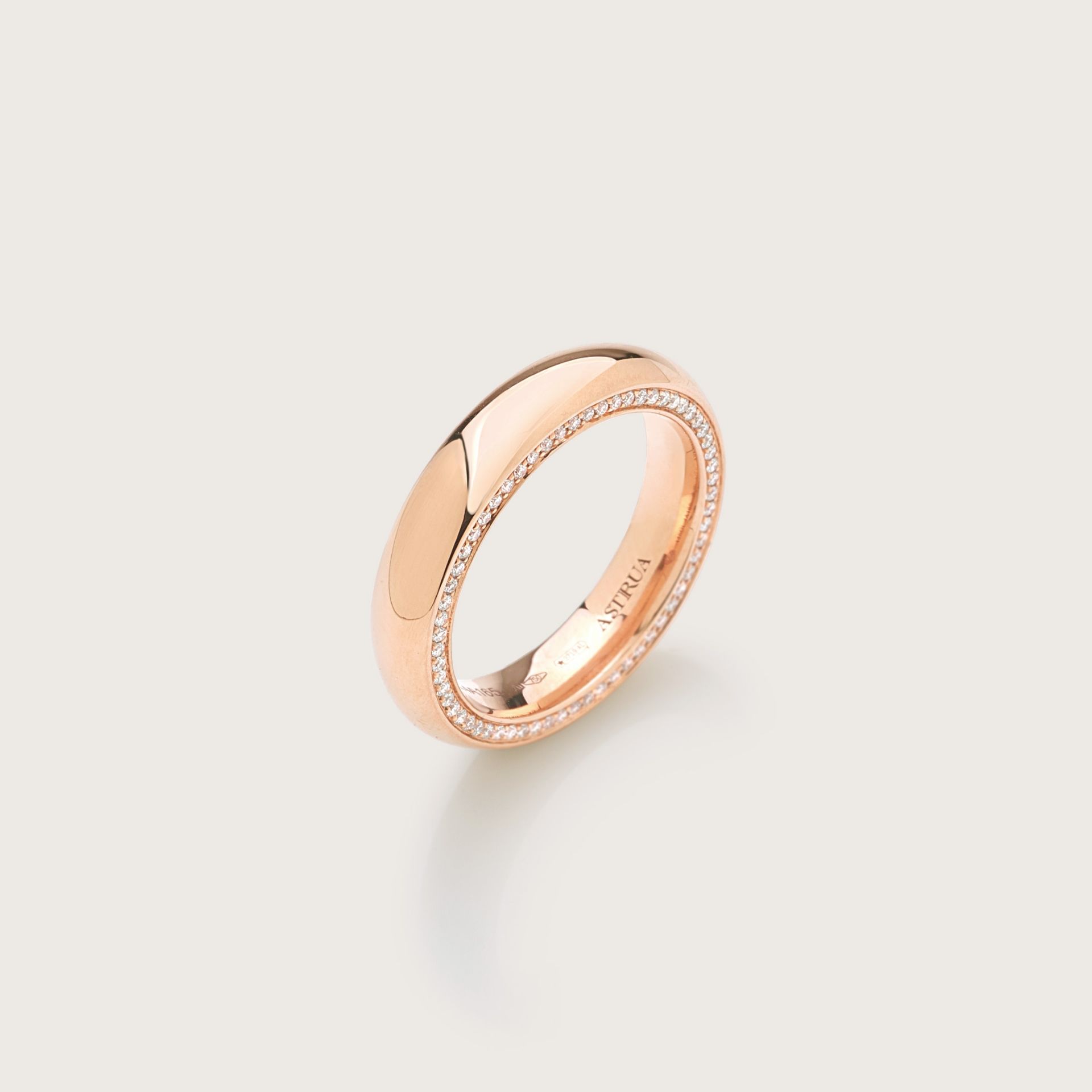 ASTRUA Anello Perché Ti Amo, Oro Rosa, Diamanti  115DL.4