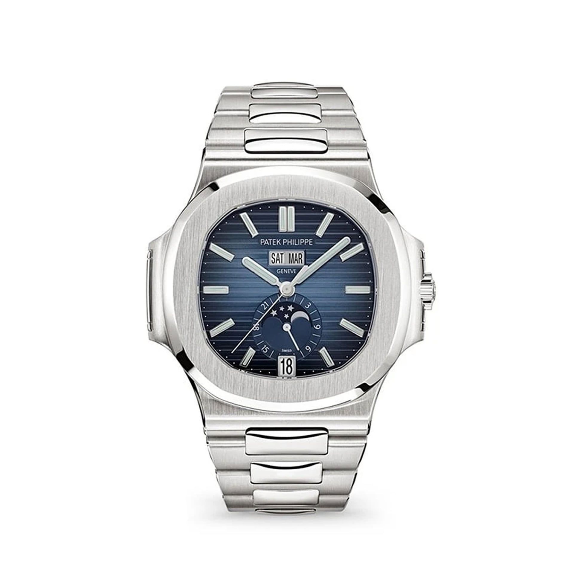 PATEK PHILIPPE Nautilus "Calendario Annuale, Fasi Lunari" 40.5 MM 5726/1A-014