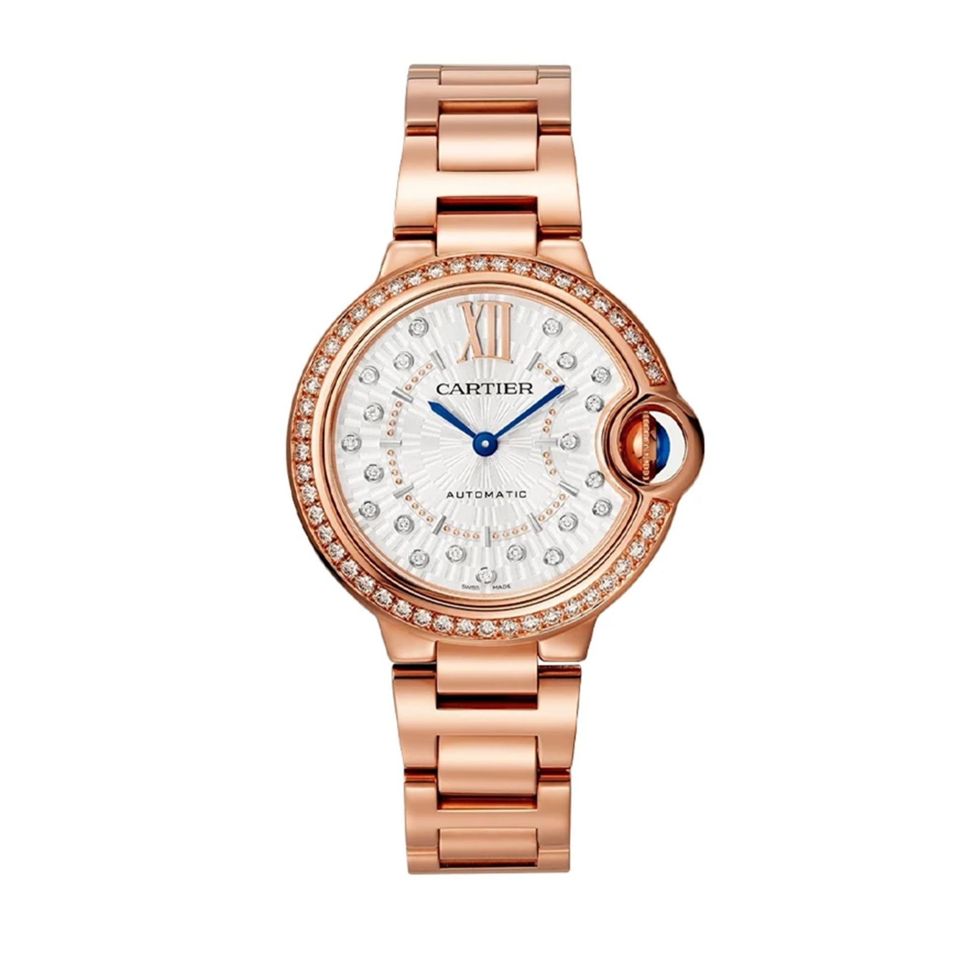 CARTIER Ballon Bleu De Cartier, Oro Rosa, Diamanti 36 MM WJBB0083