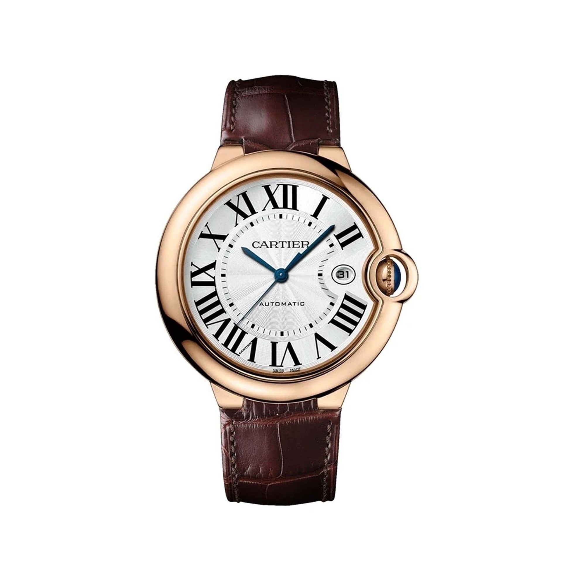 CARTIER Ballon Bleu De Cartier, Oro Rosa, Pelle 42 MM WGBB0030