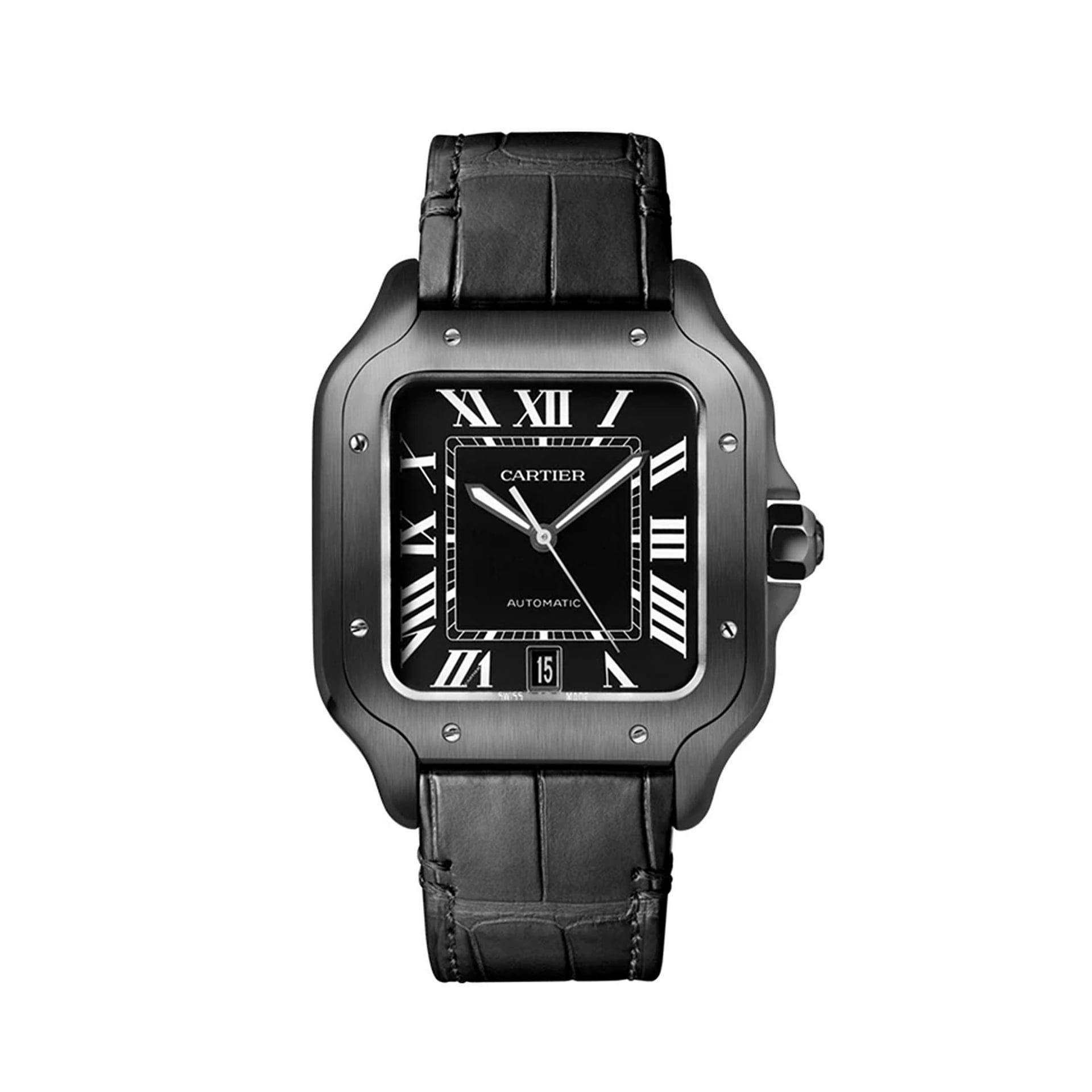 CARTIER Santos De Cartier Modello Grande, Acciaio 39.8 MM WSSA0039