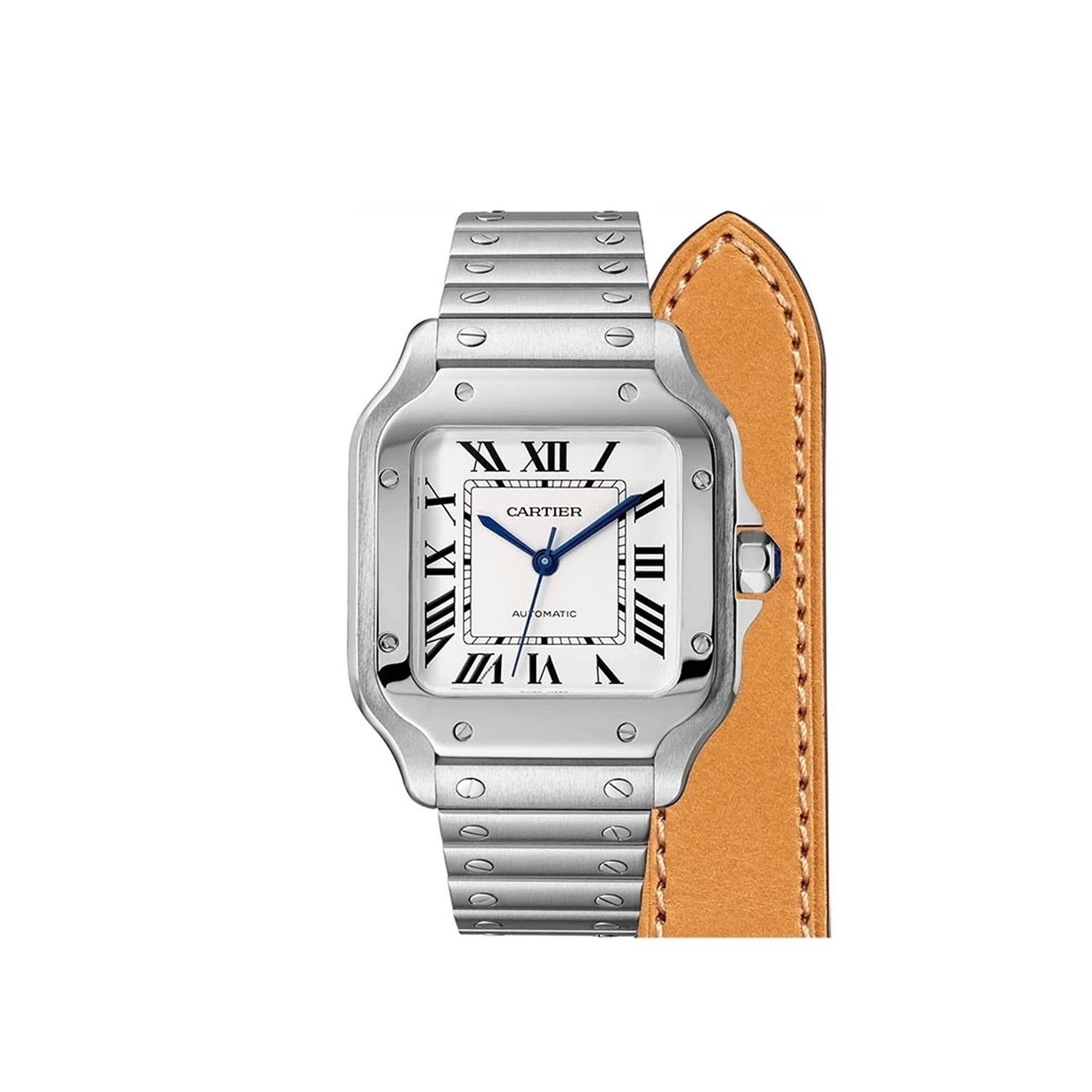 CARTIER Santos De Cartier Modello Medio, Acciaio 35,1  MM WSSA0029