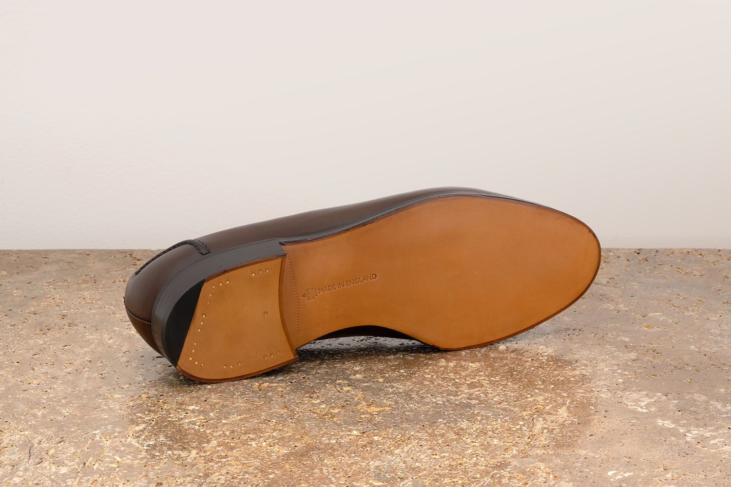 EDWARD GREEN Belgravia - Mocassino Con Nappine - Dark Oak Antique  BELGRAVIA