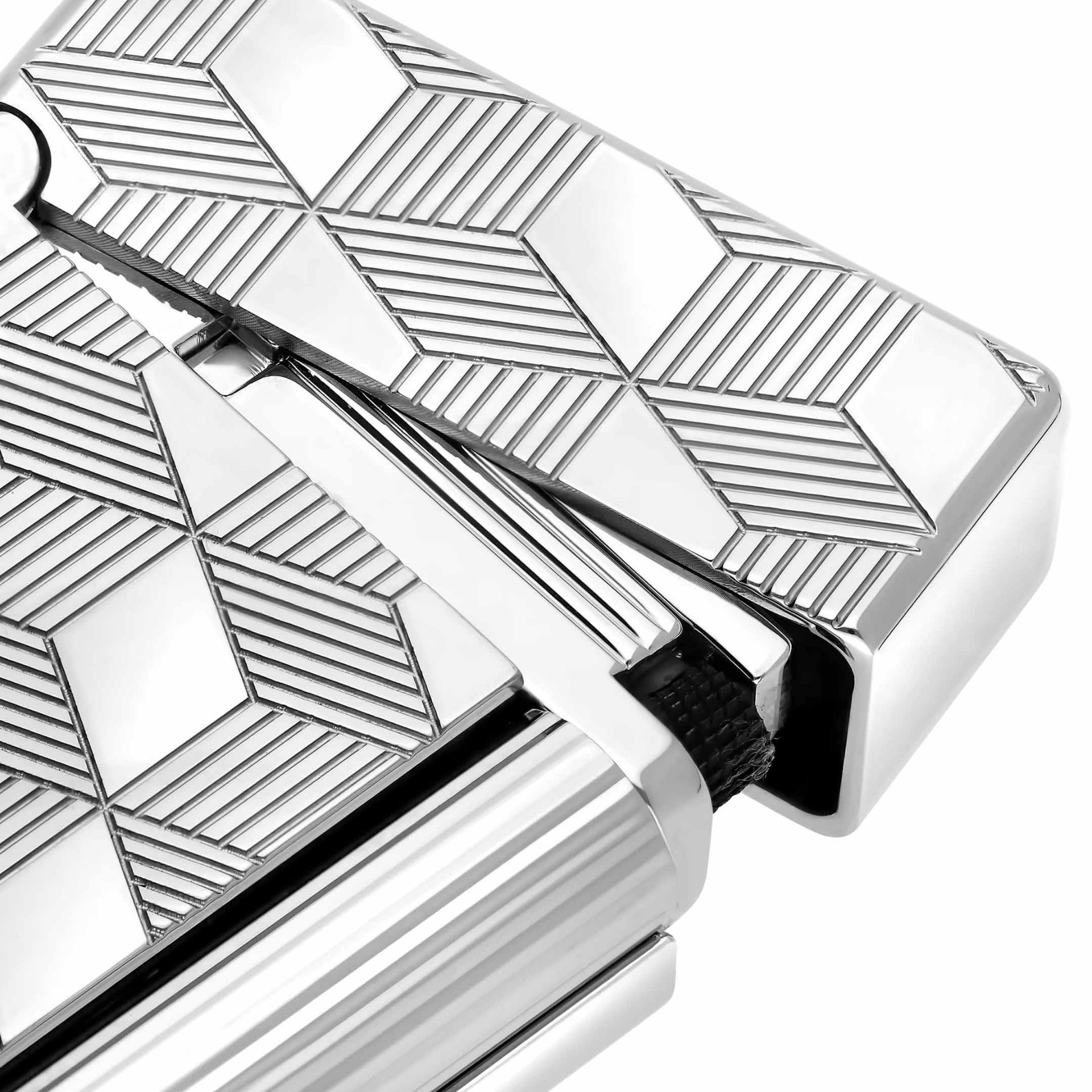 S. T. DUPONT Accendino Initial Cube Argento  020840