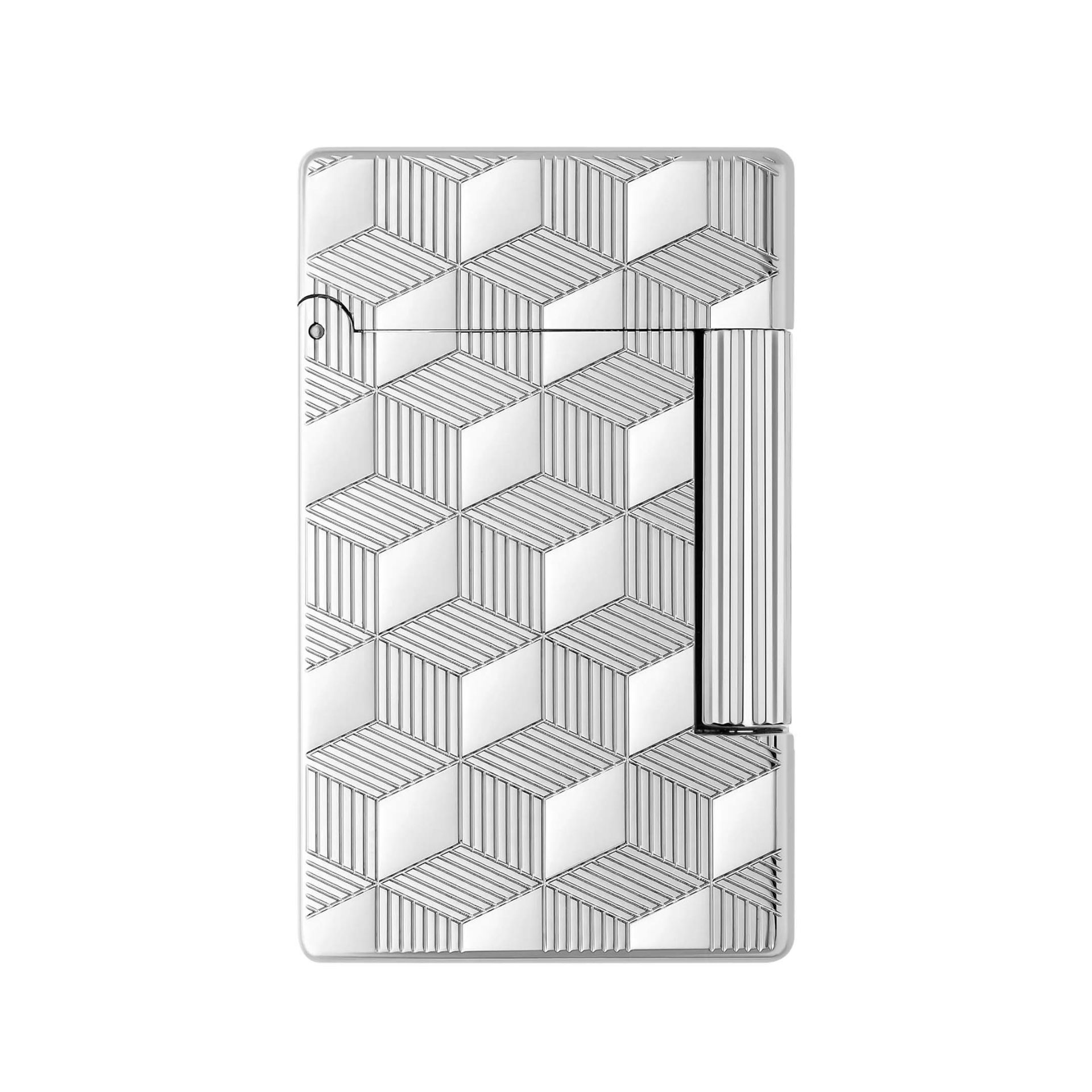 S. T. DUPONT Accendino Initial Cube Argento  020840