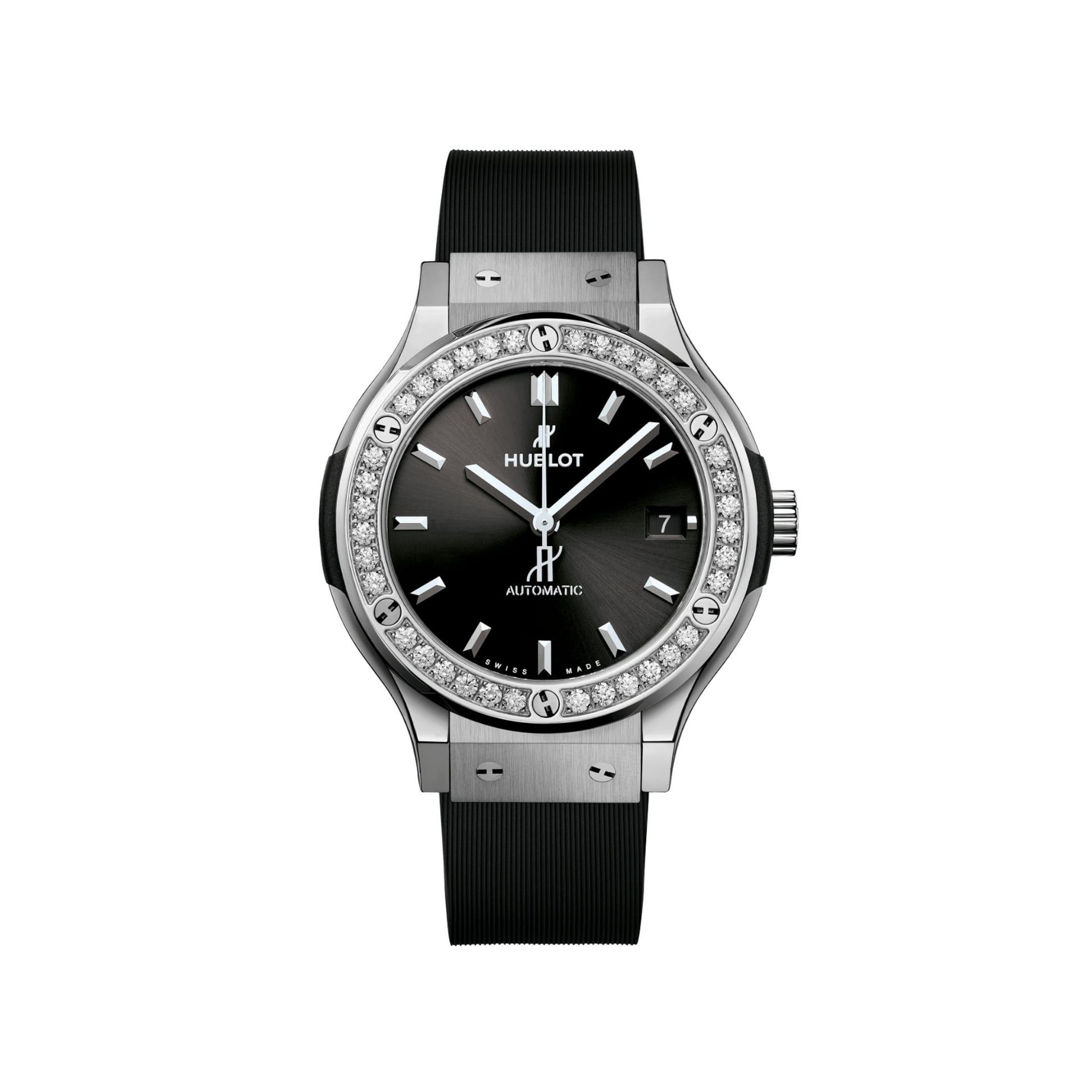HUBLOT Classic Fusion Titanium Diamonds 38 MM 565.NX.1470.RX.1204