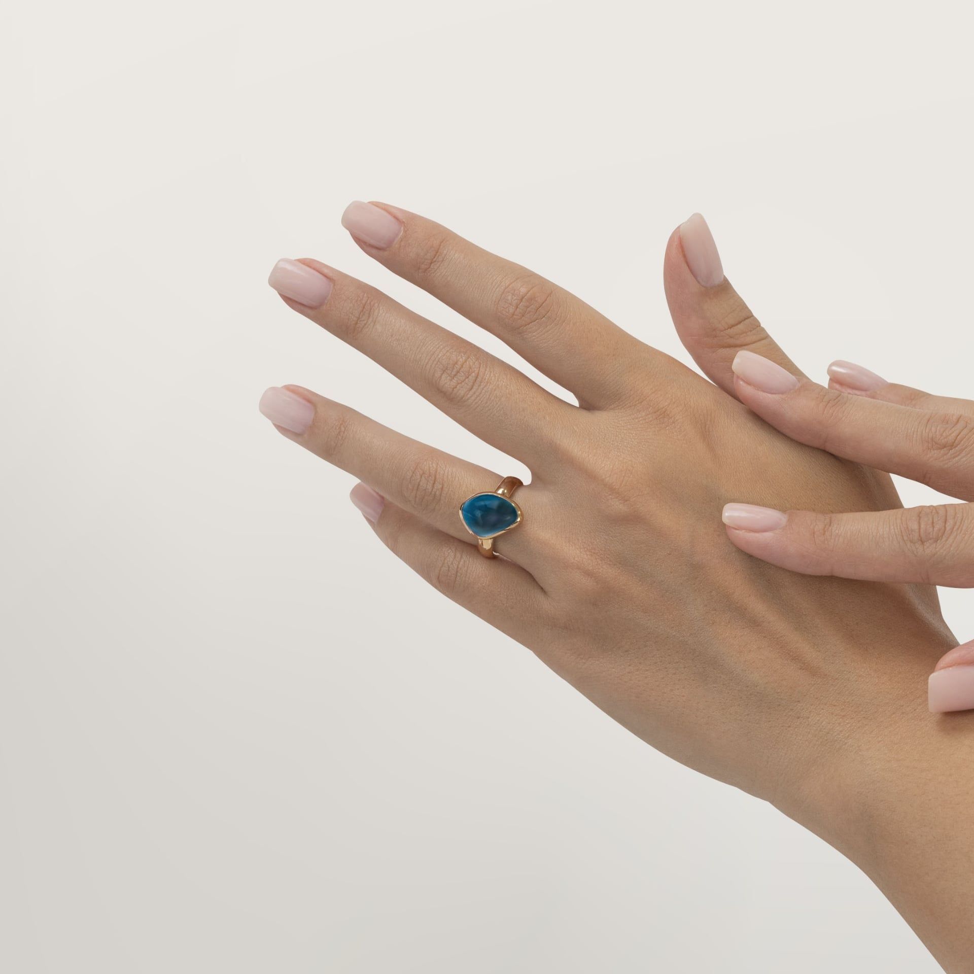 ASTRUA Anello Mykonos, Oro Rosa, Topazio  MI15CTL.S