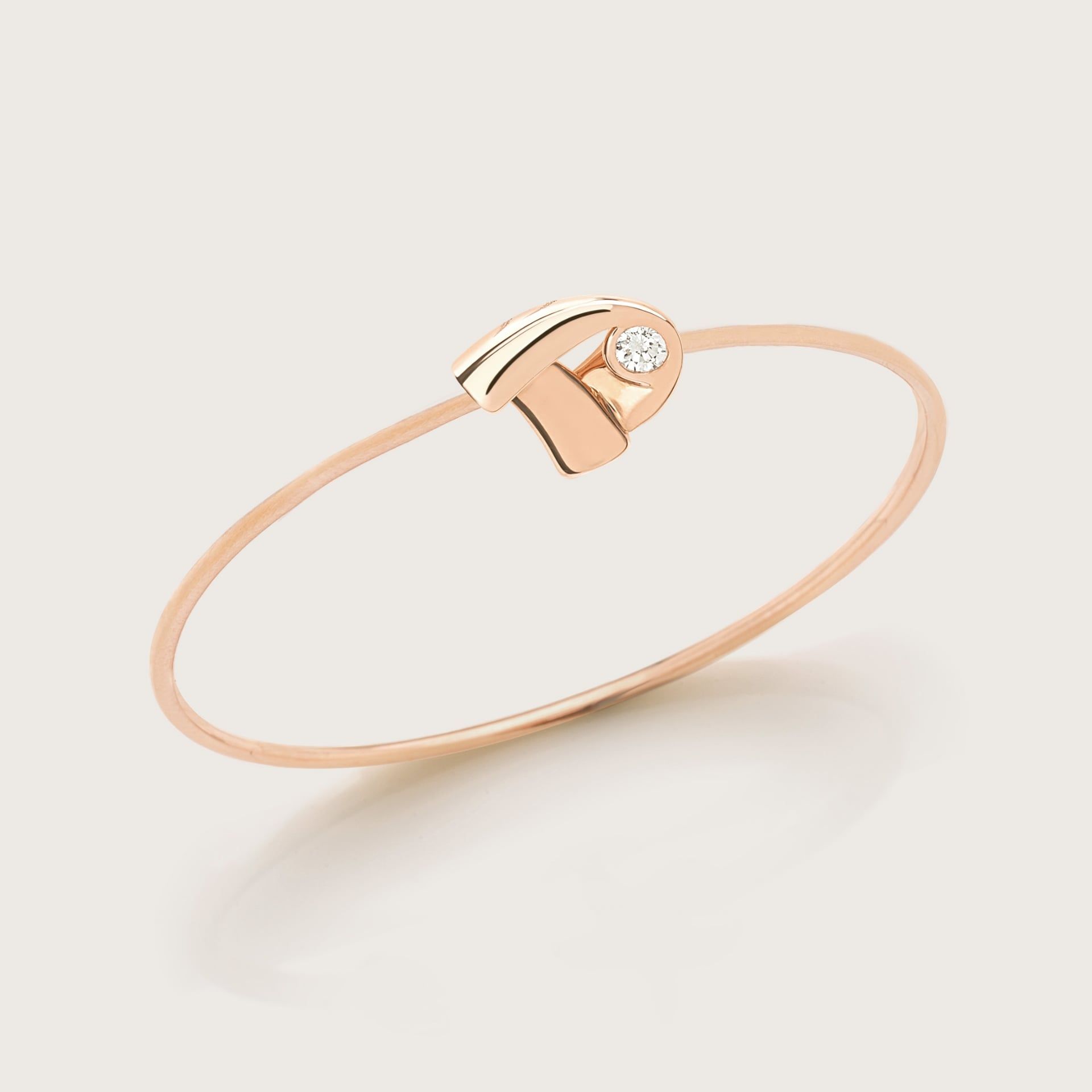 ASTRUA Bracciale "D" C'Est Moi, Oro Rosa, Diamante  CM85DBCNS.PD