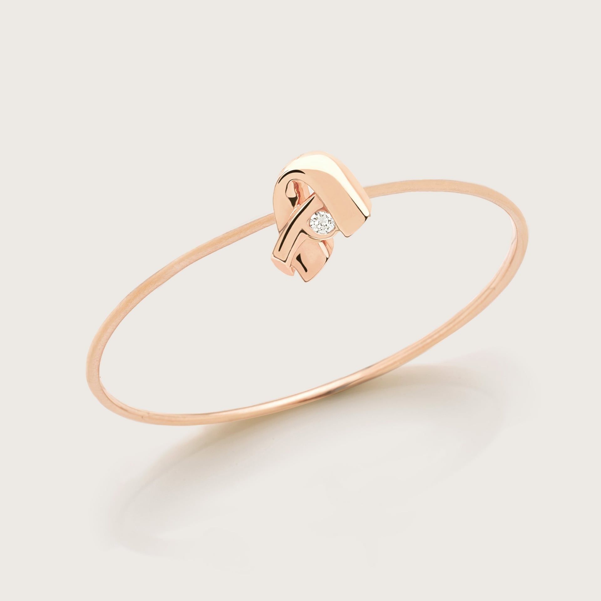 ASTRUA Bracciale "A" C'Est Moi, Oro Rosa, Diamante  CM85DBCNS.PA