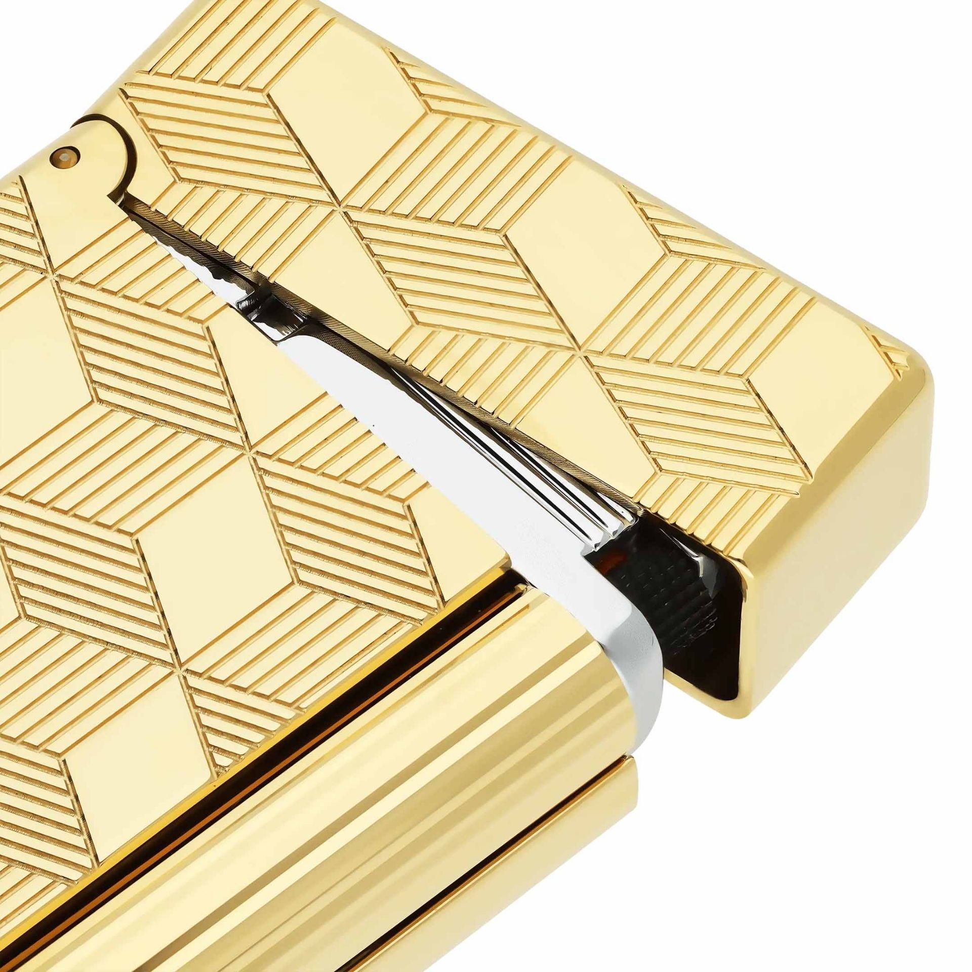 S. T. Dupont Accendino Initial Cube Oro  020841