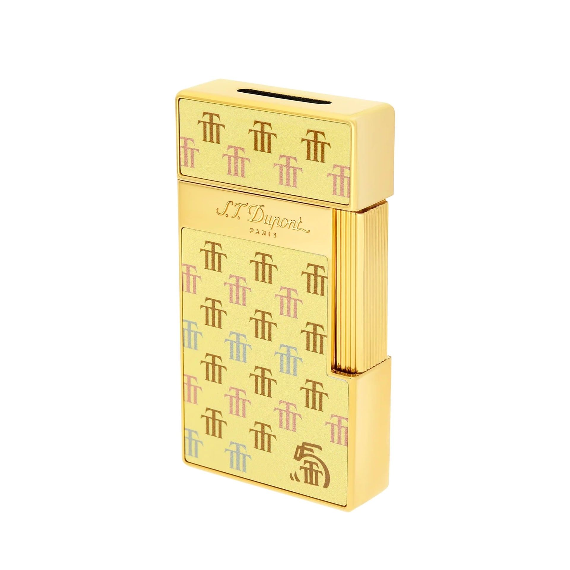 S. T. DUPONT Accendino Biggy Cromo Trinidad Giallo  025077