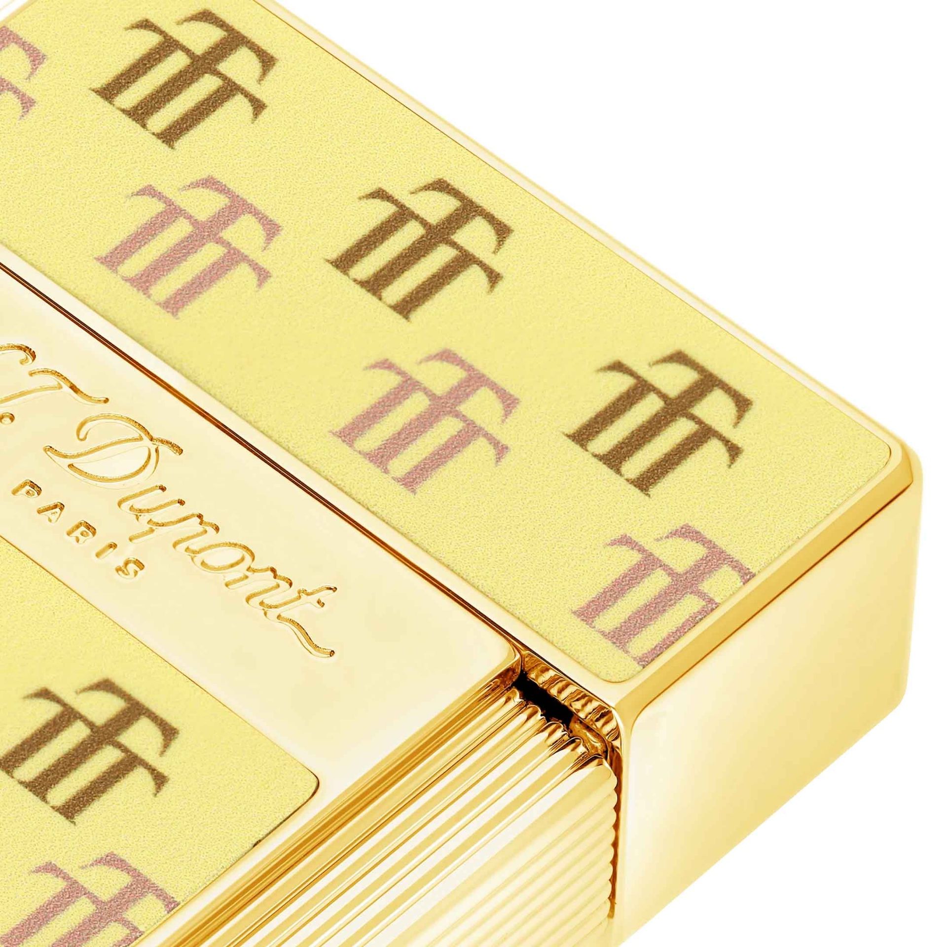 S. T. DUPONT Accendino Biggy Cromo Trinidad Giallo  025077