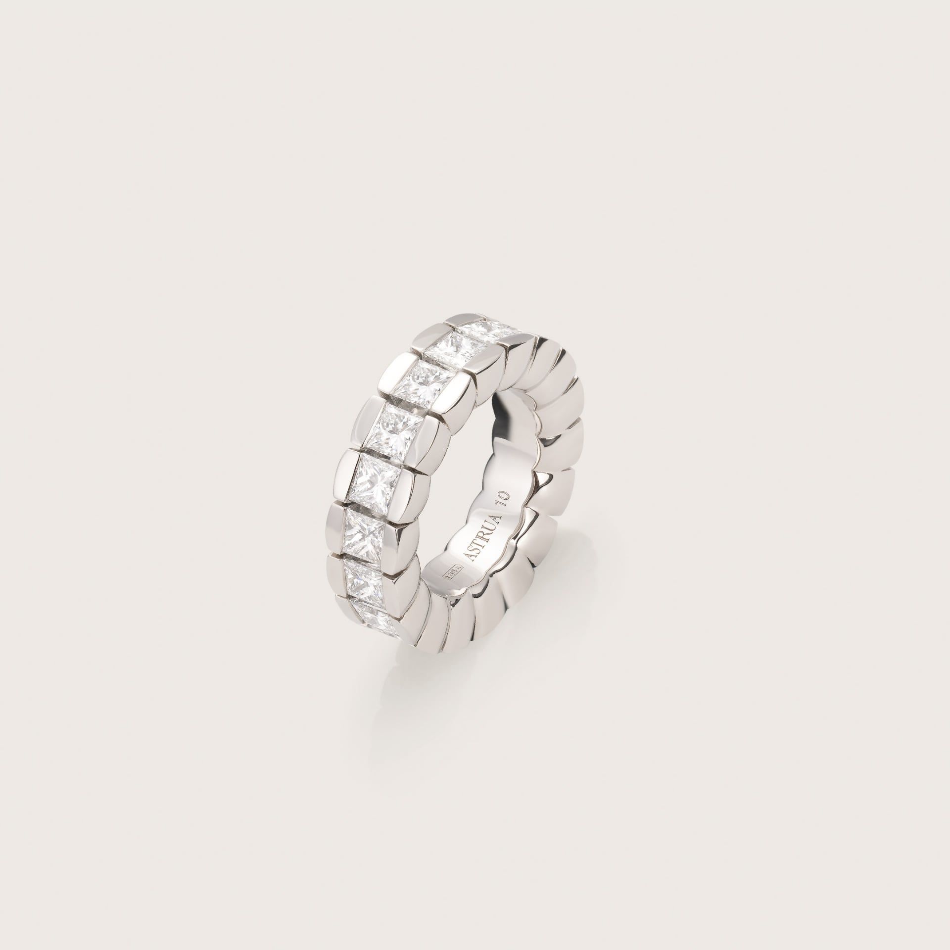 ASTRUA Anello Petali, Platino, Diamanti PE16DP.3,5