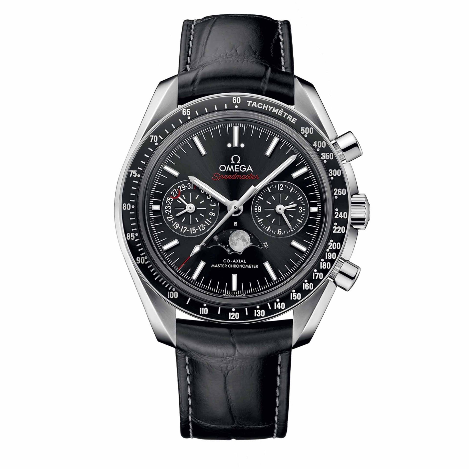 OMEGA Speedmaster Moonwatch Co-Axial Master Chronometer Moonphase Chronograph 44.25 MM 304.33.44.52.01.001
