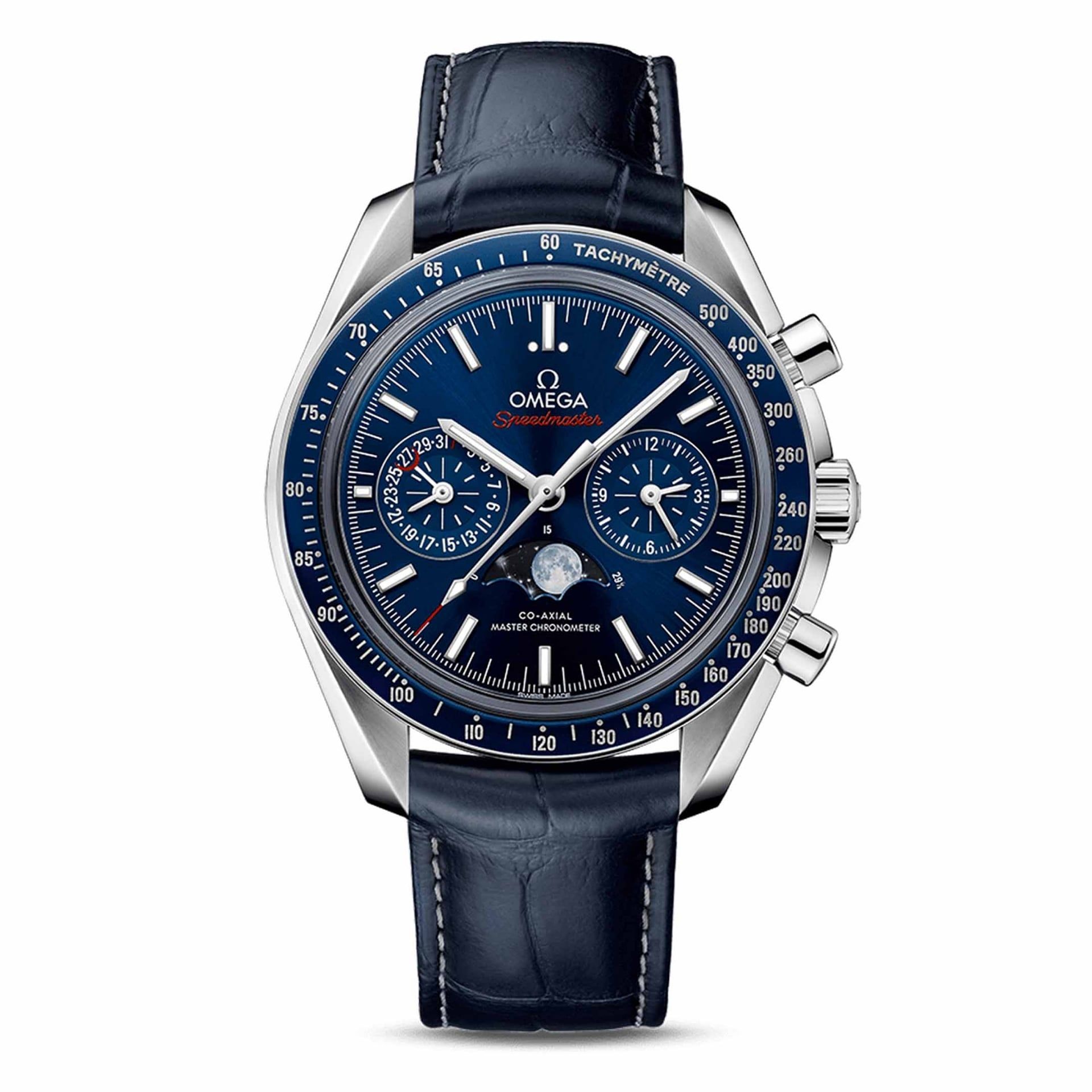 OMEGA Speedmaster Moonwatch Co-Axial Master Chronometer Moonphase Chronograph 44.25 MM 304.33.44.52.03.001