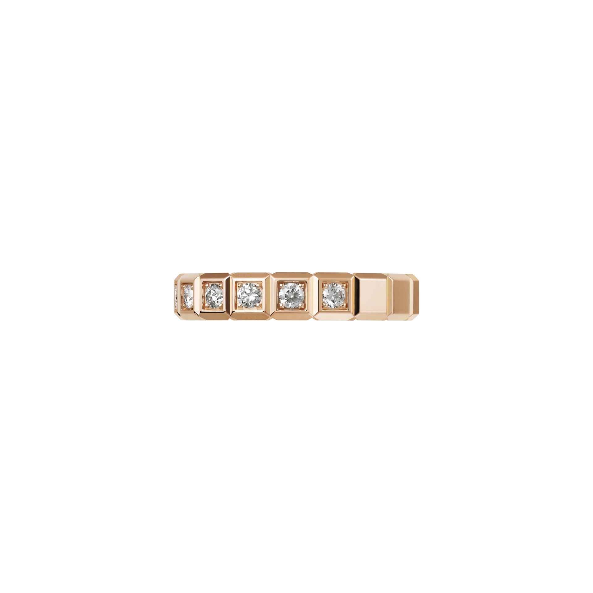 CHOPARD Anello Ice Cube Medium Semi-Pavé  @829834-5039