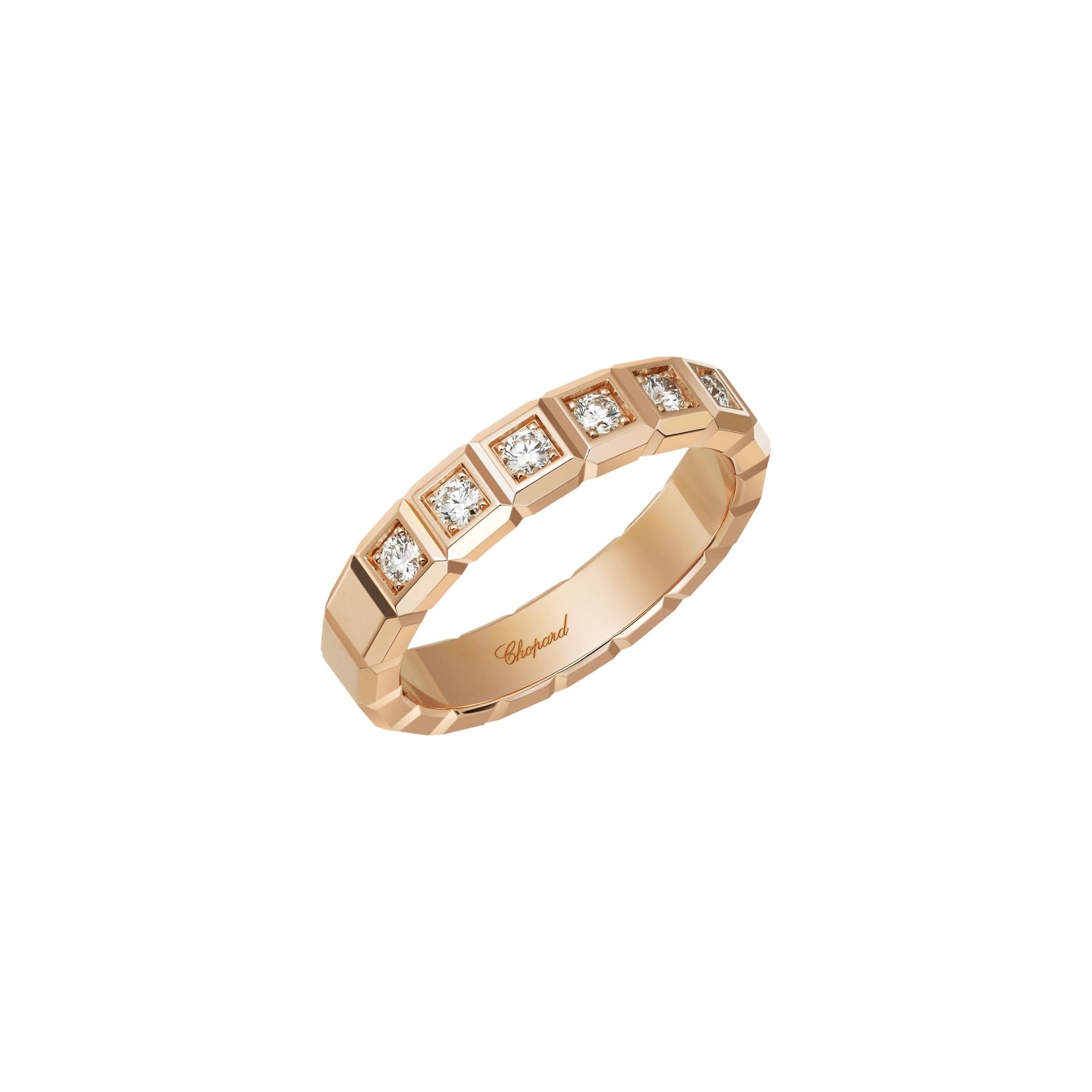 CHOPARD Anello Ice Cube Medium Semi-Pavé  @829834-5039