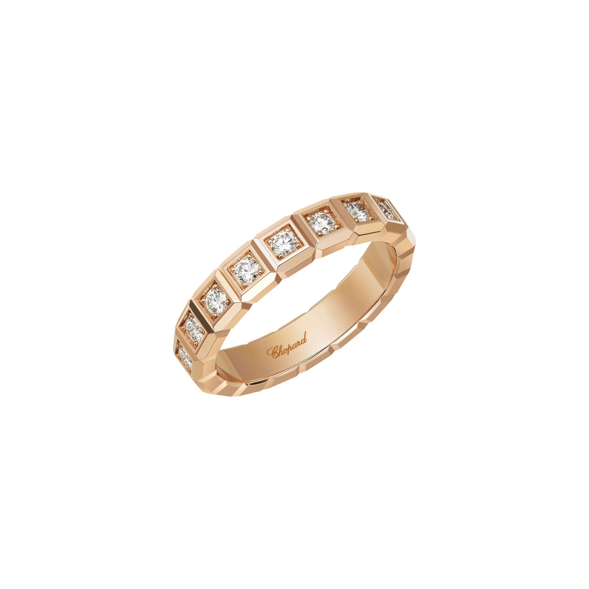 CHOPARD Anello Ice Cube Medium Pavé  @829834-5099