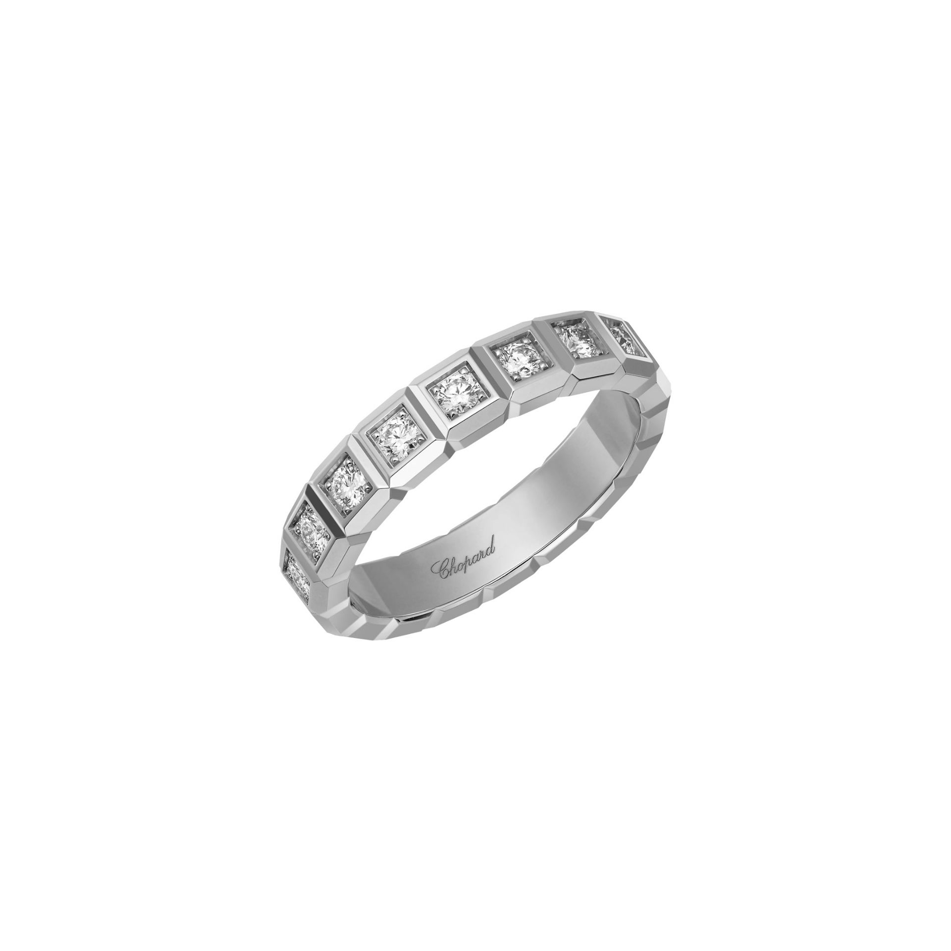 CHOPARD Anello Ice Cube Medium Pavé  @829834-1099