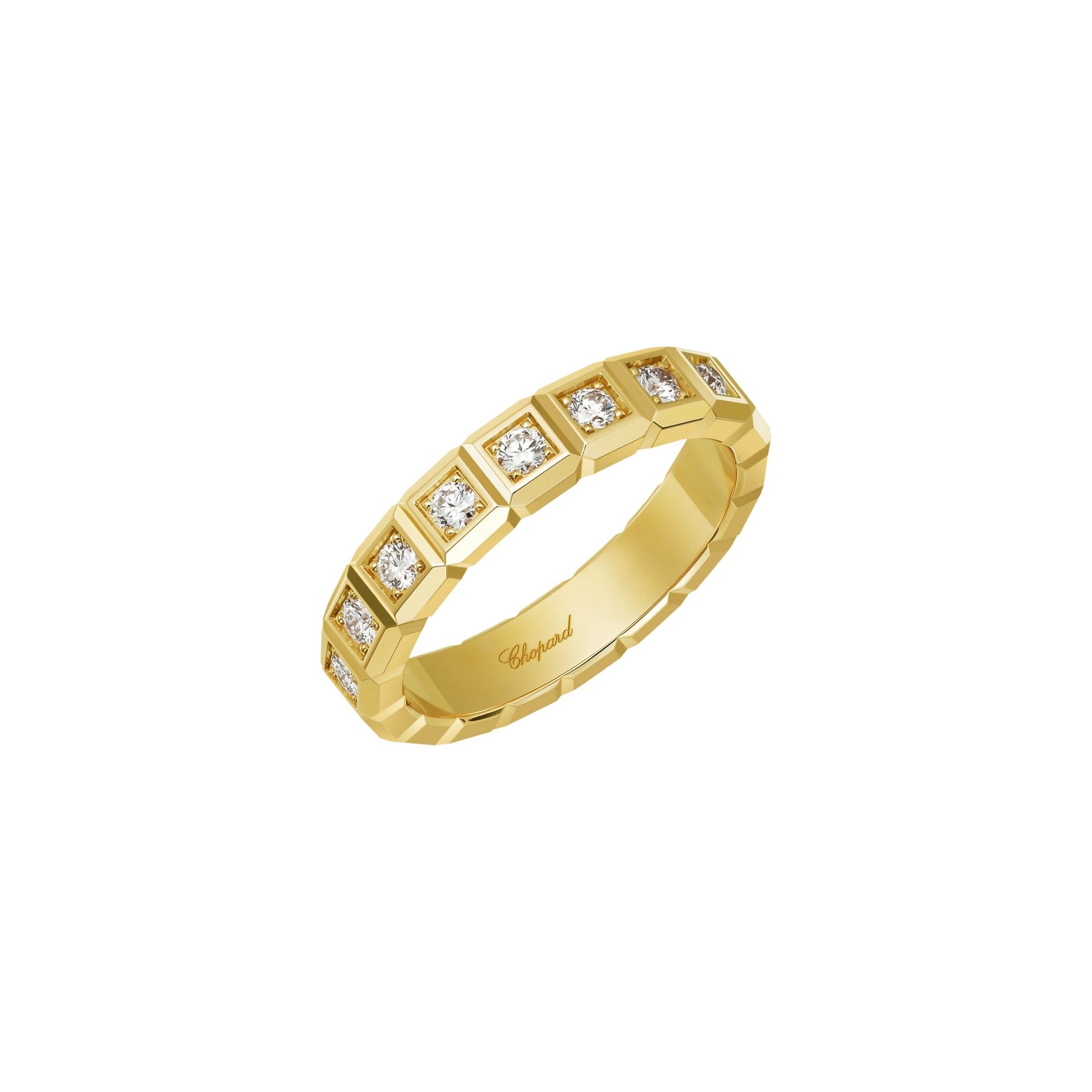 CHOPARD Anello Ice Cube Medium Semi-Pavé  @829834-0039