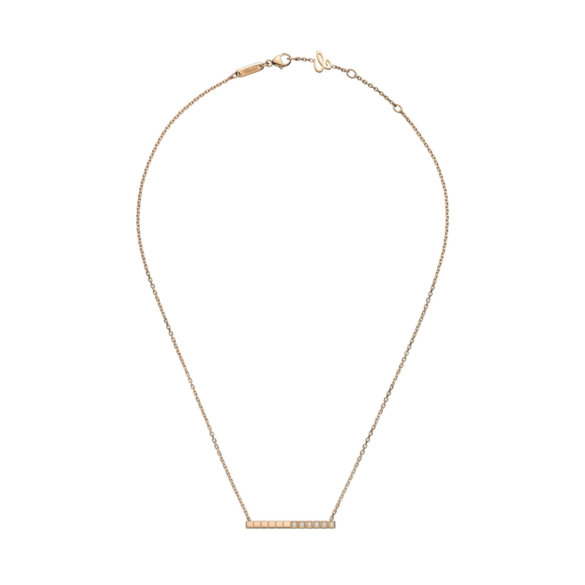CHOPARD Collana Ice Cube Semi-Pavé  817702-5002