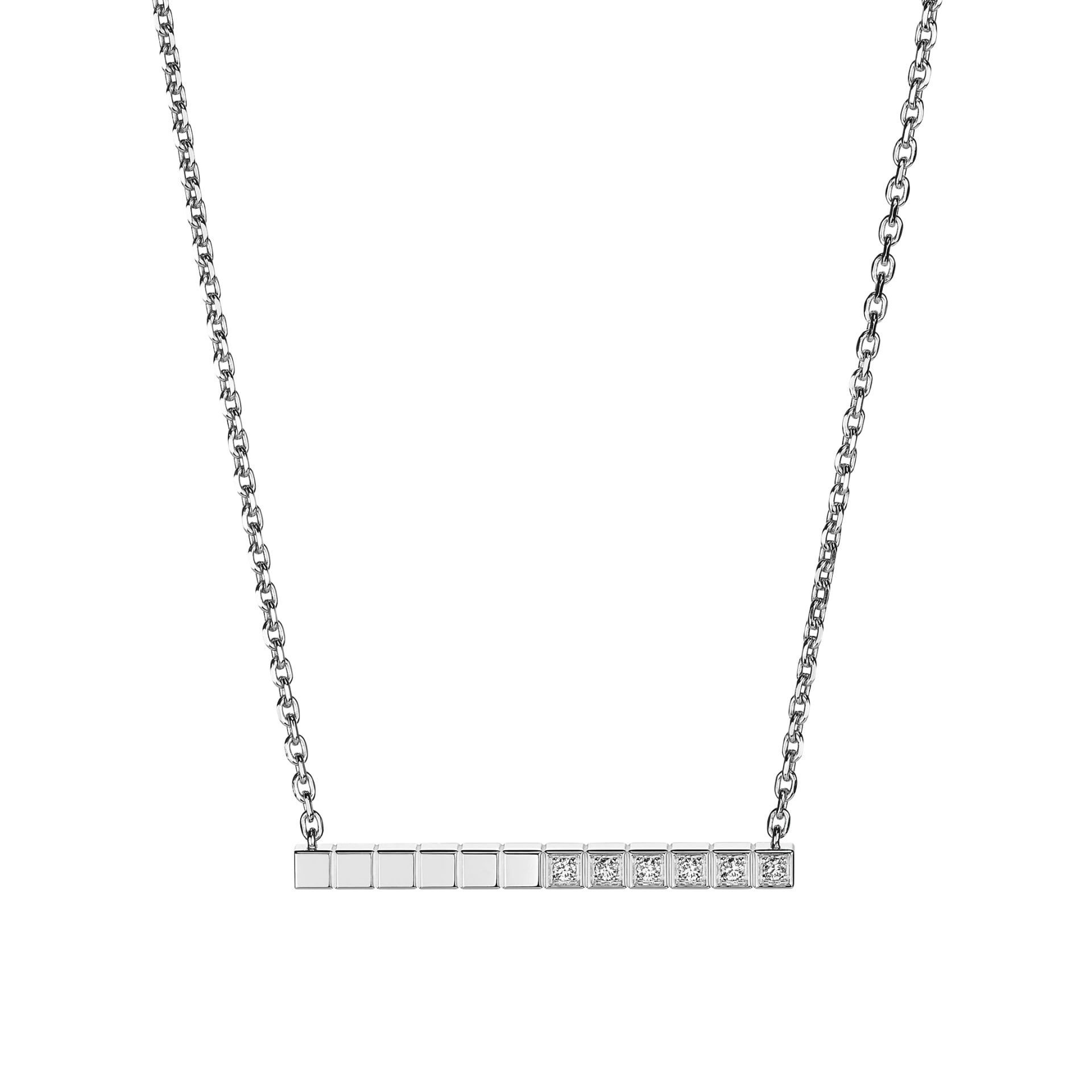 CHOPARD Collana Ice Cube Semi-Pavé  @817702-1002