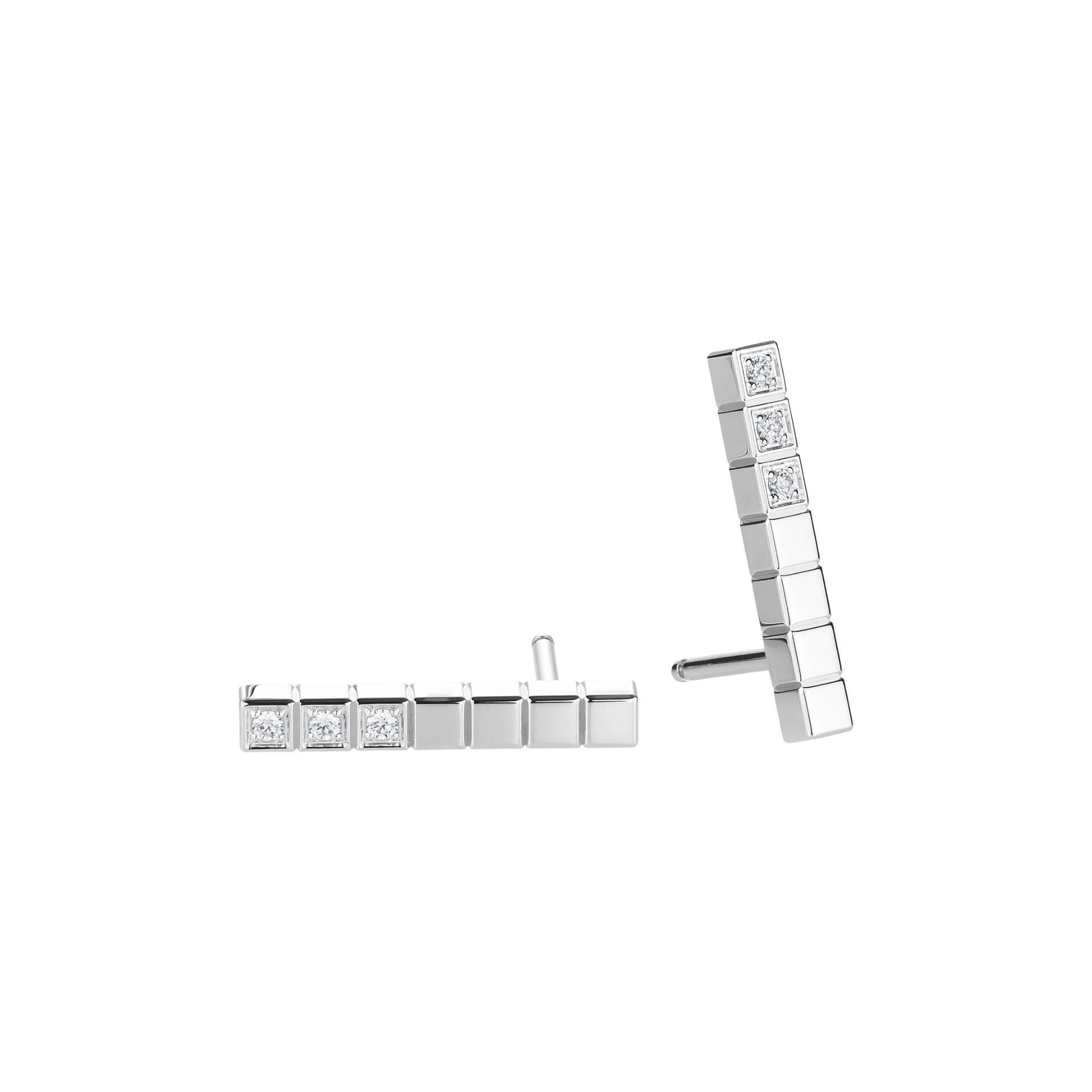 CHOPARD Orecchini Pendenti Ice Cube Semi-Pavé  837702-1002