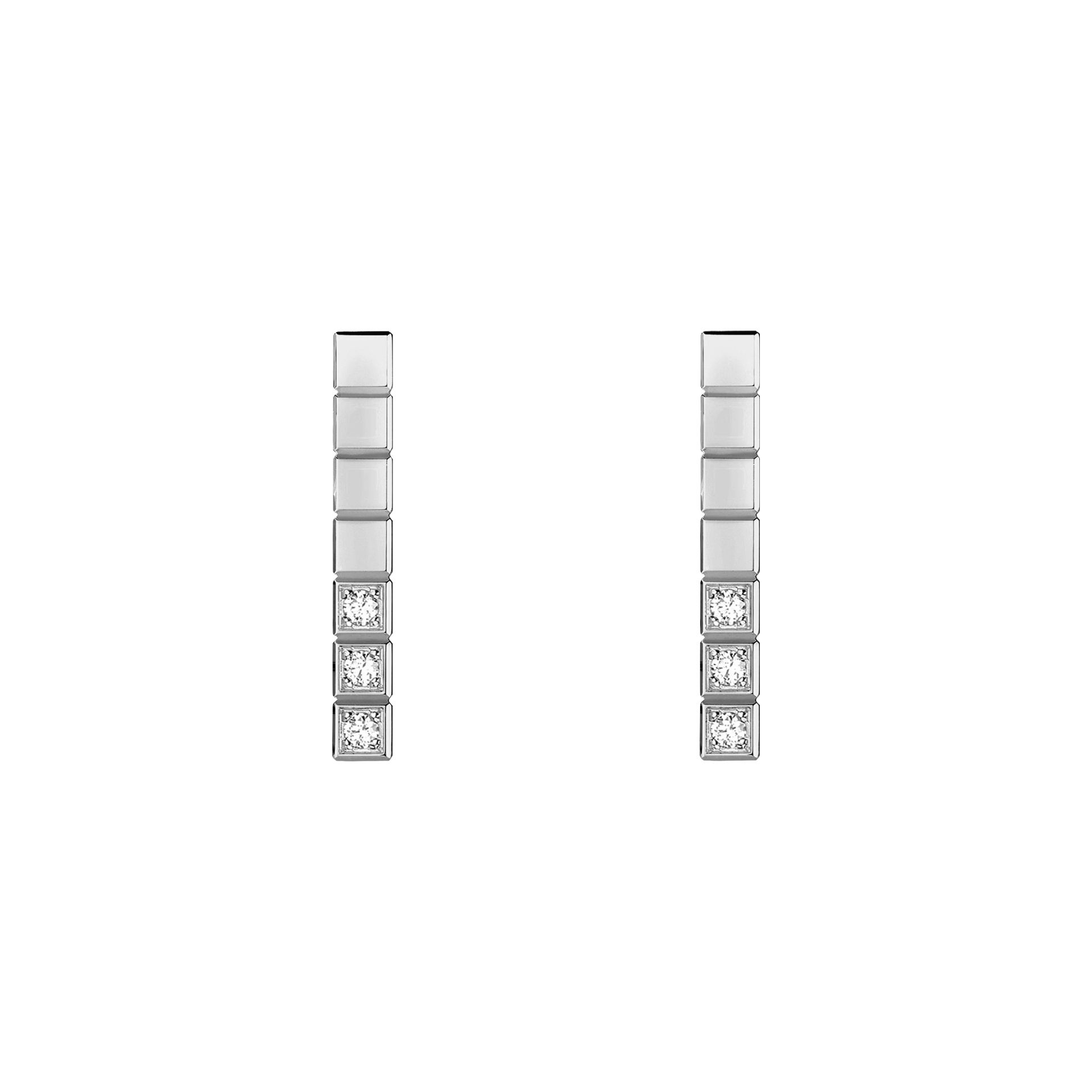 CHOPARD Orecchini Pendenti Ice Cube Semi-Pavé  837702-1002
