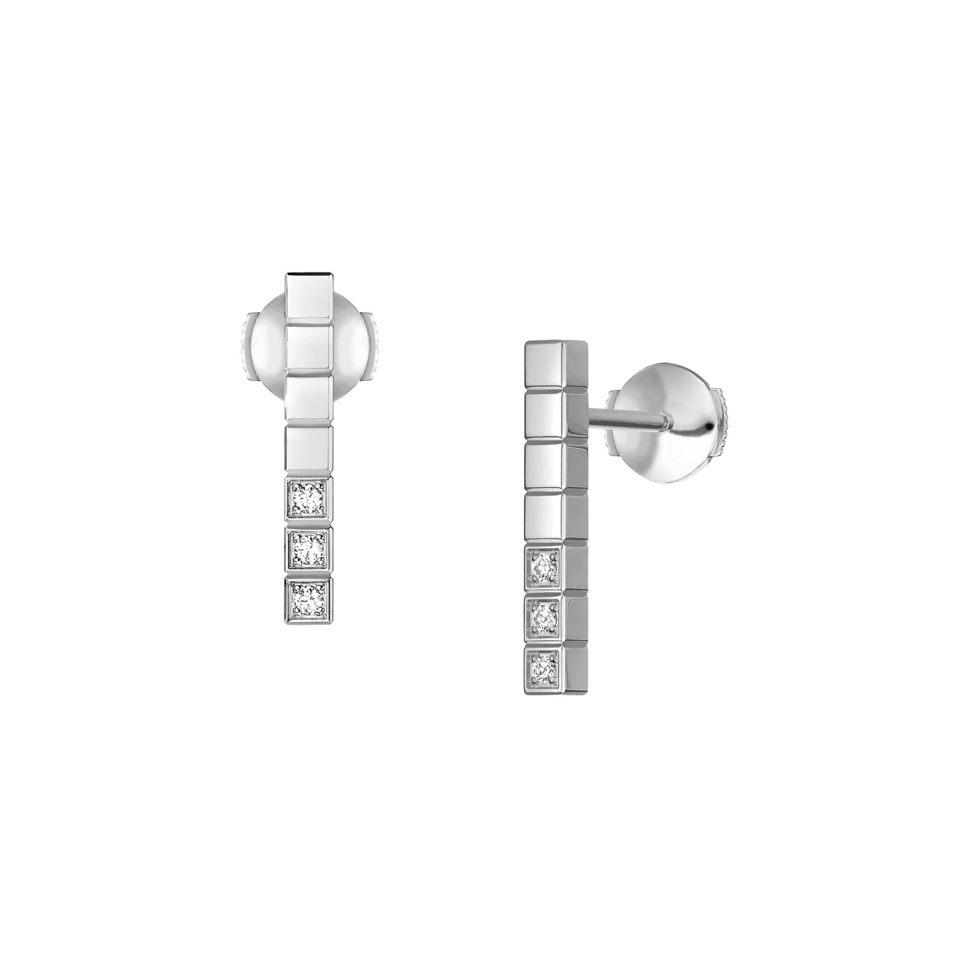 CHOPARD Orecchini Pendenti Ice Cube Semi-Pavé  837702-1002