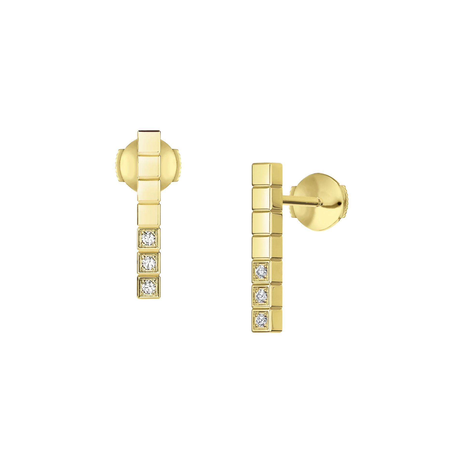 CHOPARD Orecchini Pendenti Ice Cube Semi-Pavé  837702-0002