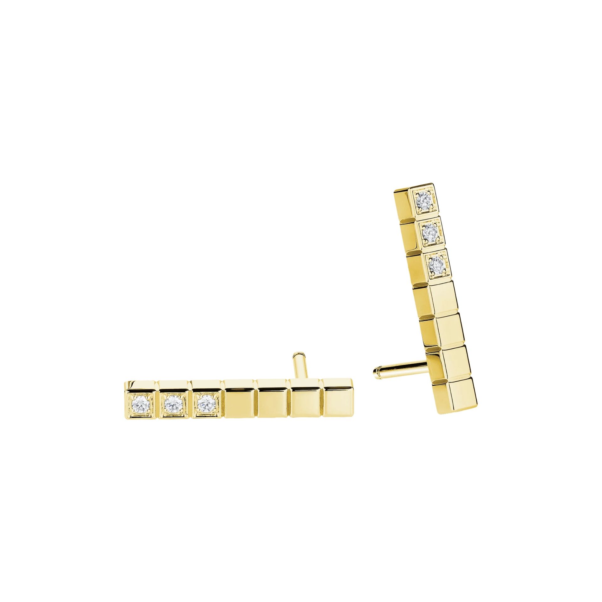 CHOPARD Orecchini Pendenti Ice Cube Semi-Pavé  837702-0002