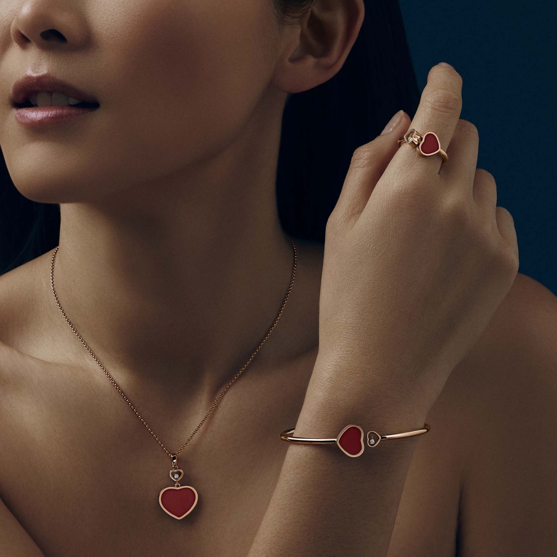 CHOPARD Bracciale Giunco Happy Hearts  @857482-5700