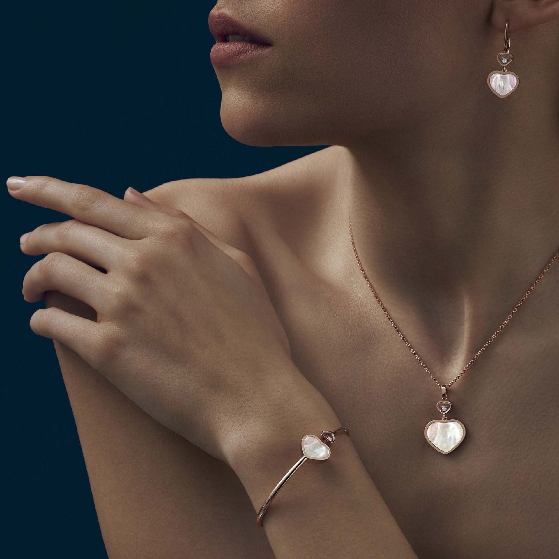 CHOPARD Orecchini Pendenti Happy Hearts  837482-5310