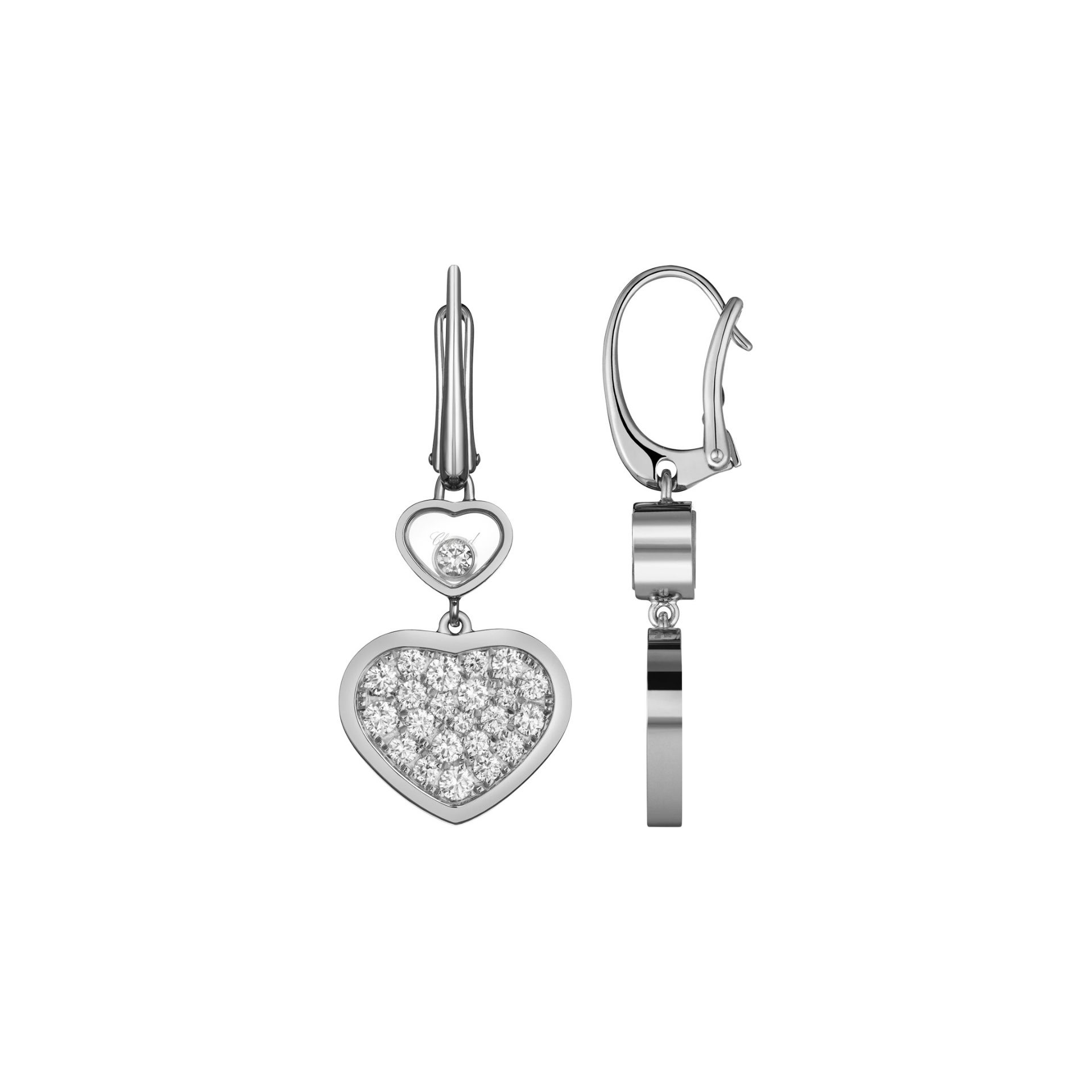 CHOPARD Orecchini Pendenti Happy Hearts  @837482-1009
