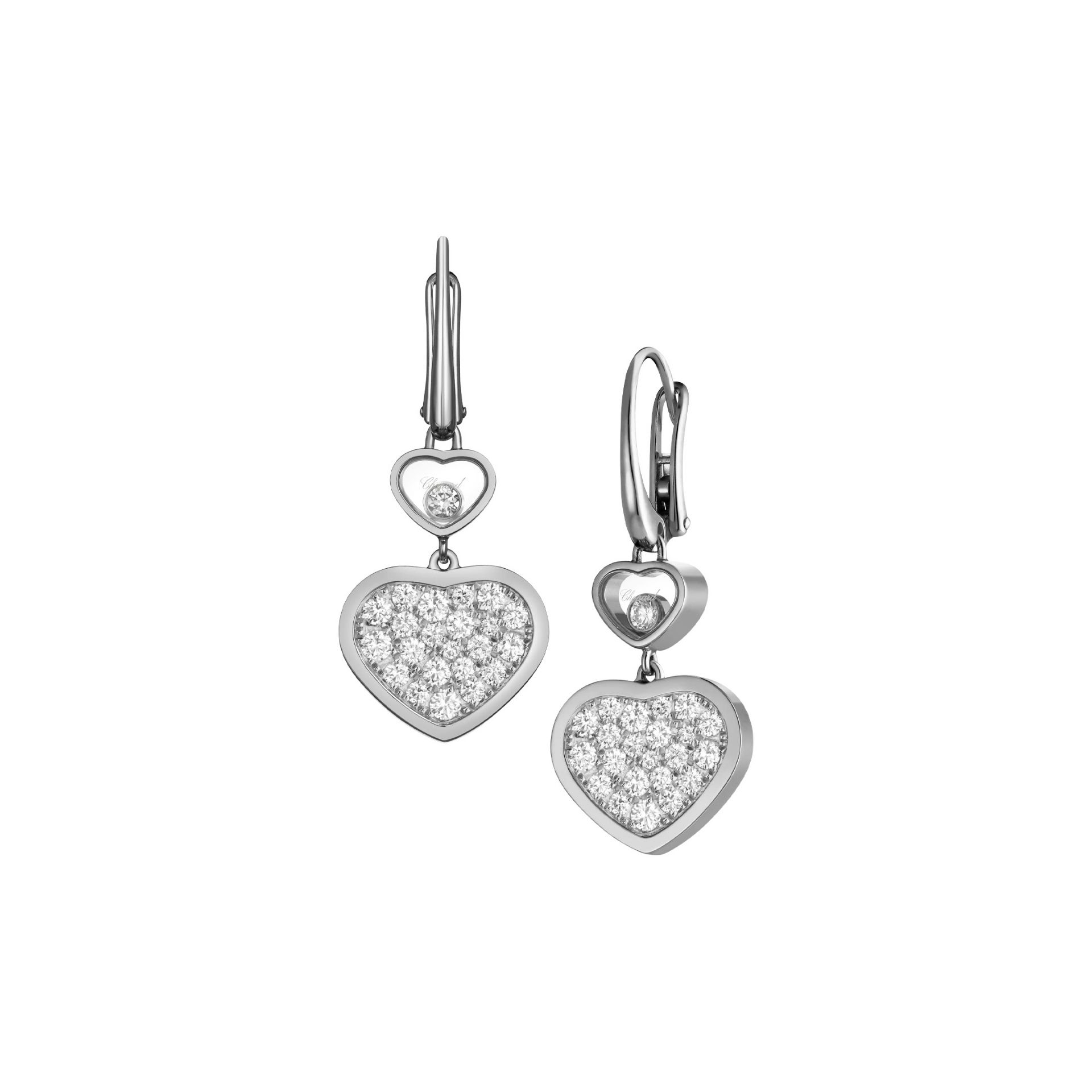 CHOPARD Orecchini Pendenti Happy Hearts  @837482-1009