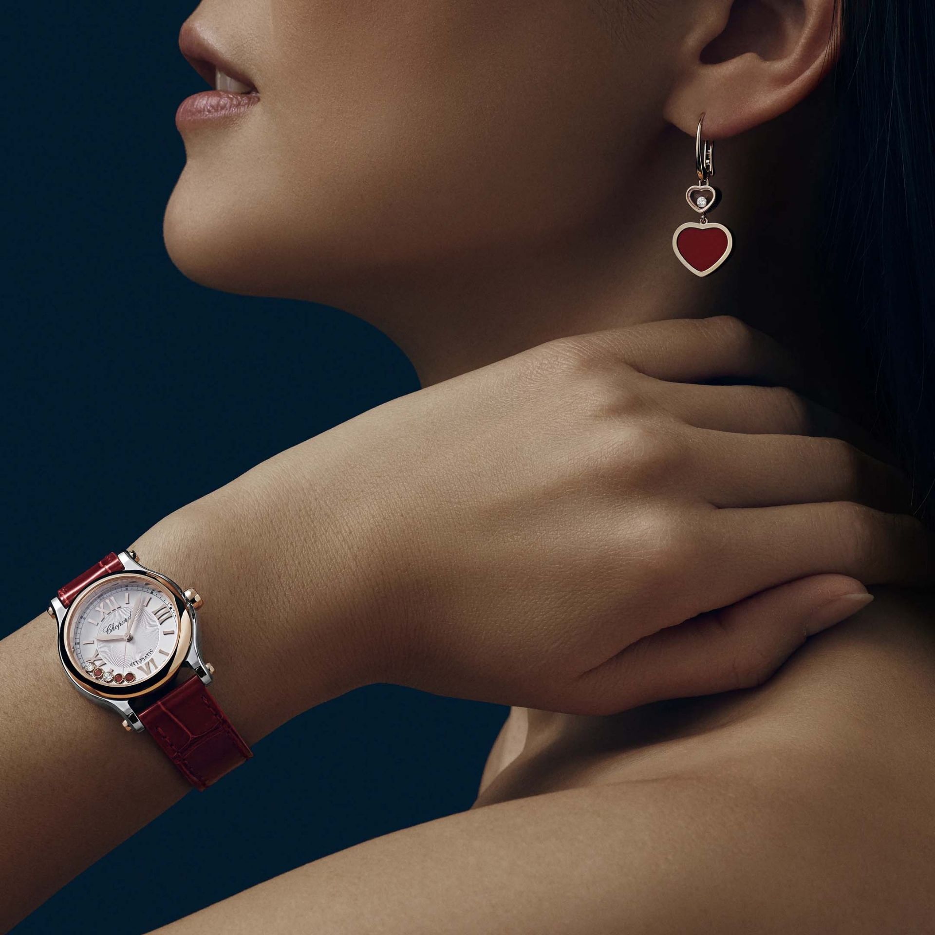 CHOPARD Orecchini Pendenti Happy Hearts  837482-5810
