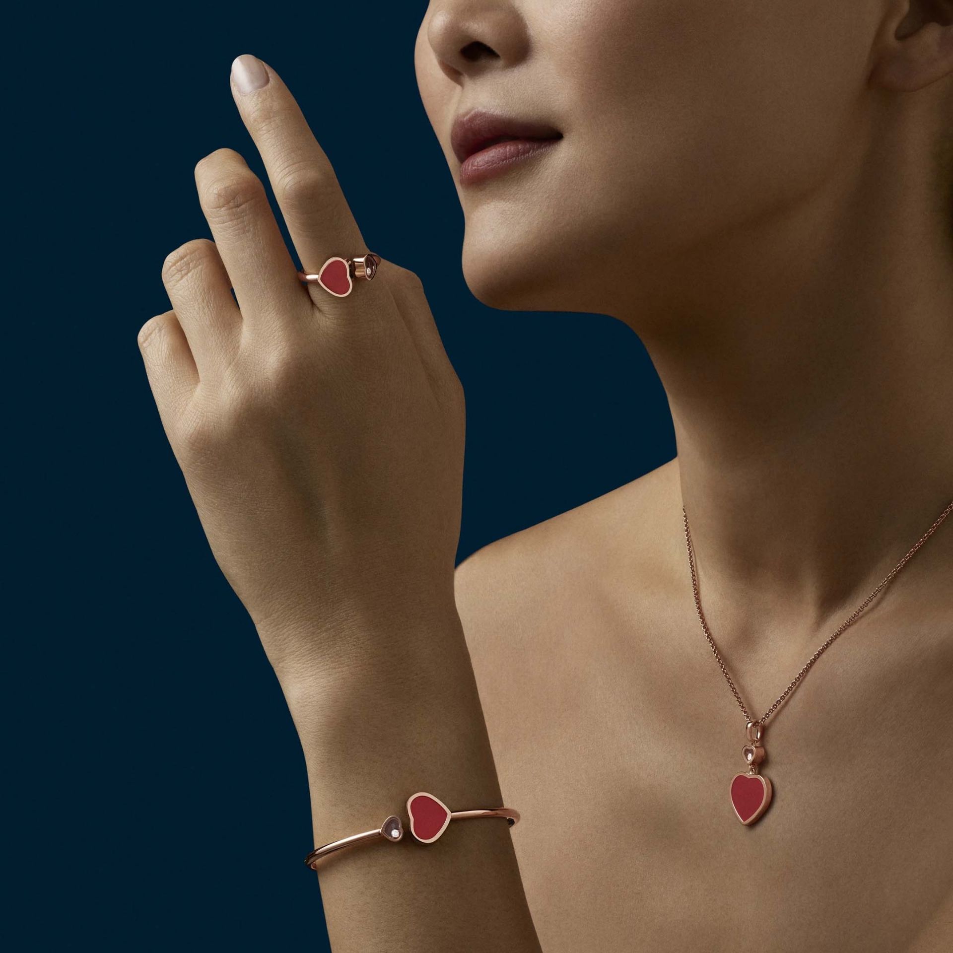 CHOPARD Bracciale Giunco Happy Hearts  @857482-5820