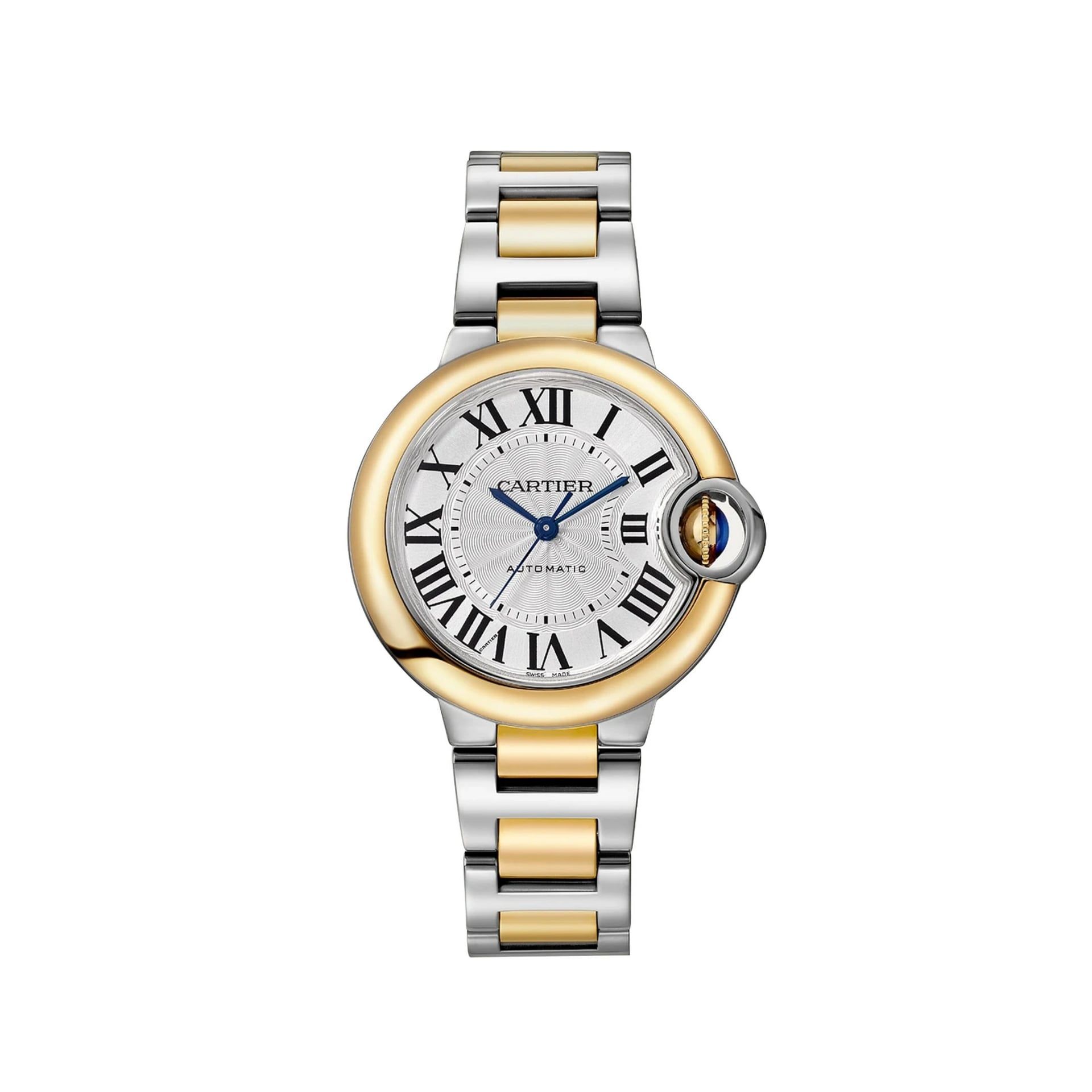 CARTIER Ballon Bleu De Cartier, Acciaio, Oro Giallo 33 MM W2BB0037